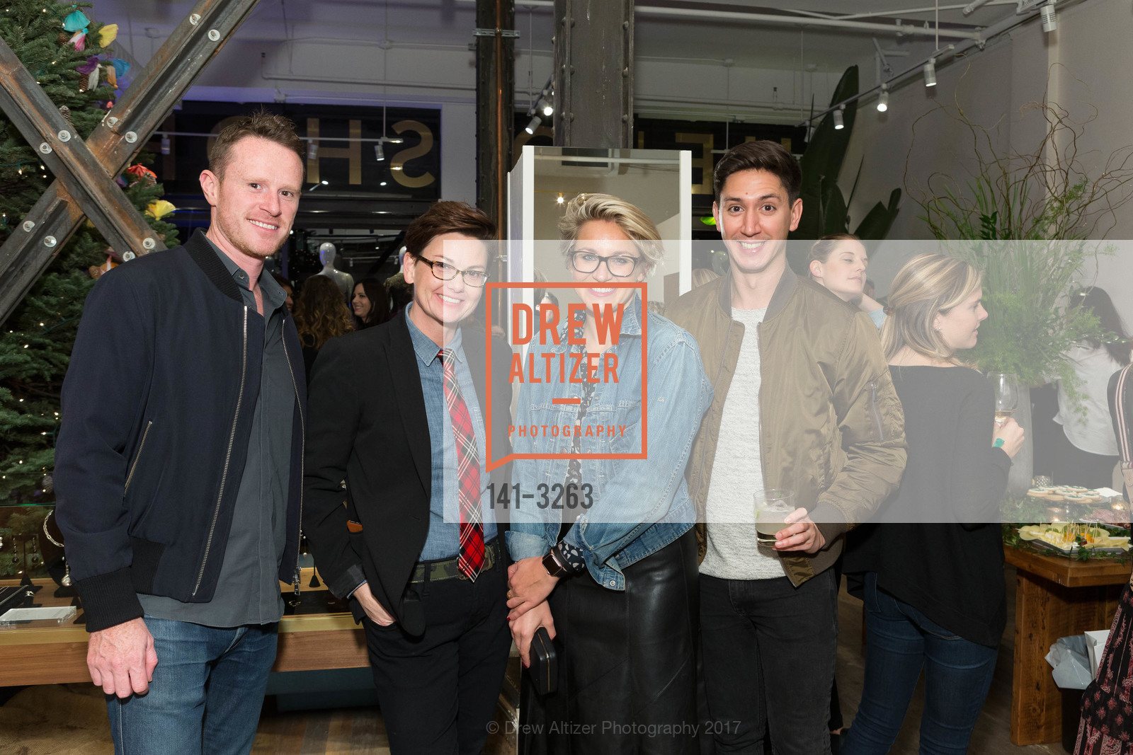 Daniel McCarthy, Ginger Babb, Maghan McDowell, Jess Haro, Hero Shop Event with VERTLY, Hero Shop. 982 Post St, San Francisco, CA 94109, December 14th, 2017, Photo #141-3263 Daniel McCarthy, Ginger Babb, Maghan McDowell, Jess Haro, Photo #141-3263