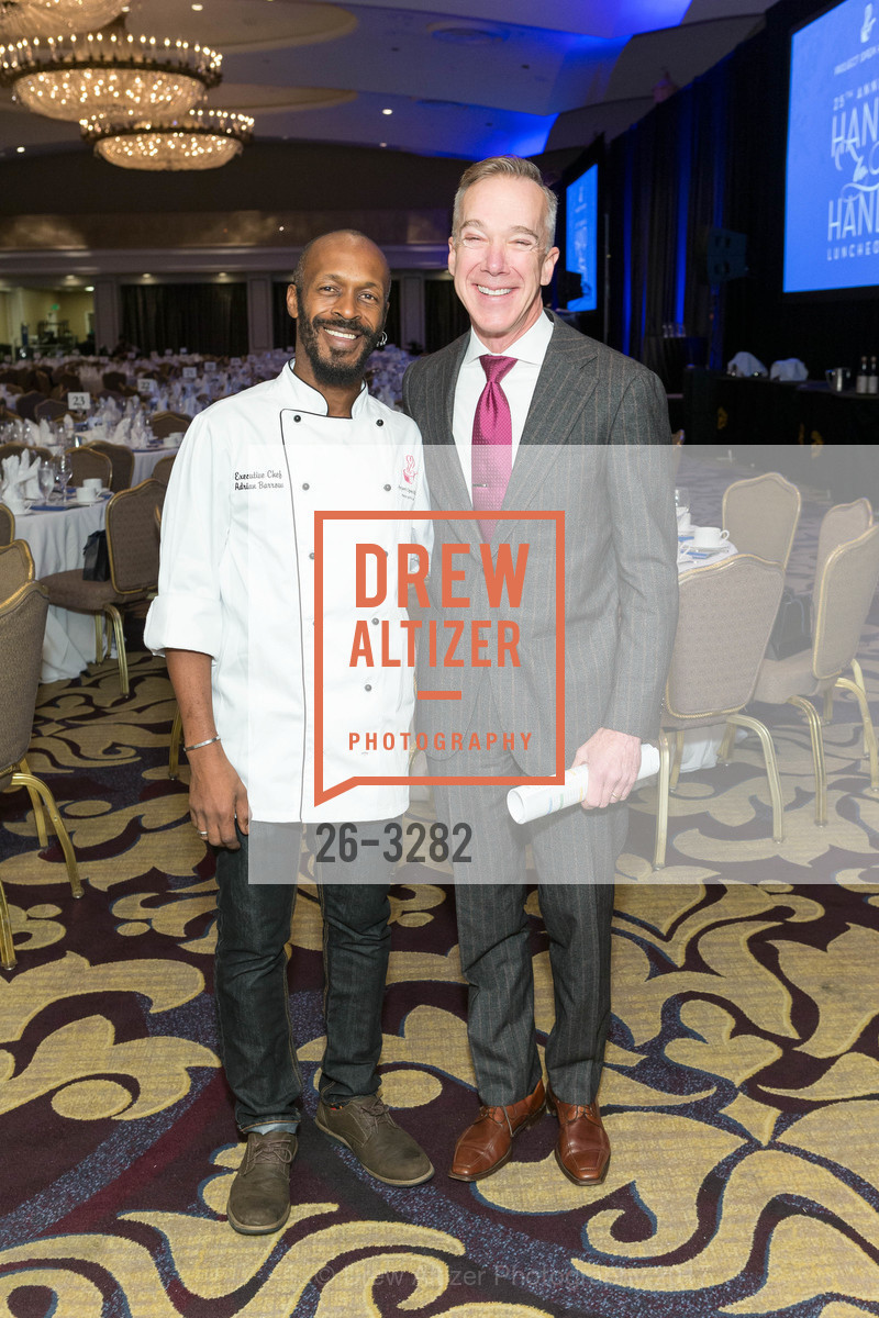 Adrian Barrow, Mark Ryle, Project Open Hand Presents Hand to Hand: A Holiday Luncheon, The Fairmont. 950 Mason St, San Francisco CA 94108, December 14th, 2017, Photo #26-3282 Adrian Barrow, Mark Ryle, Photo #26-3282