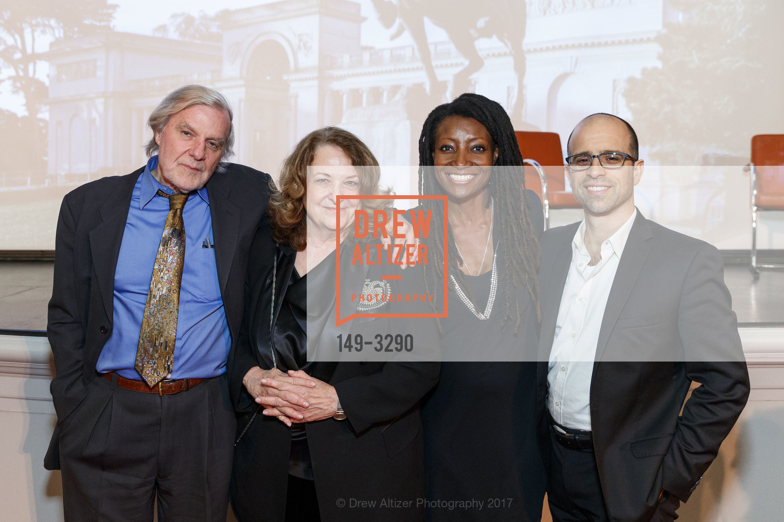 George Leeson, Lynn Hershman Leeson, Eme Ruwa, Bryan Newberg, Photo #149-3290