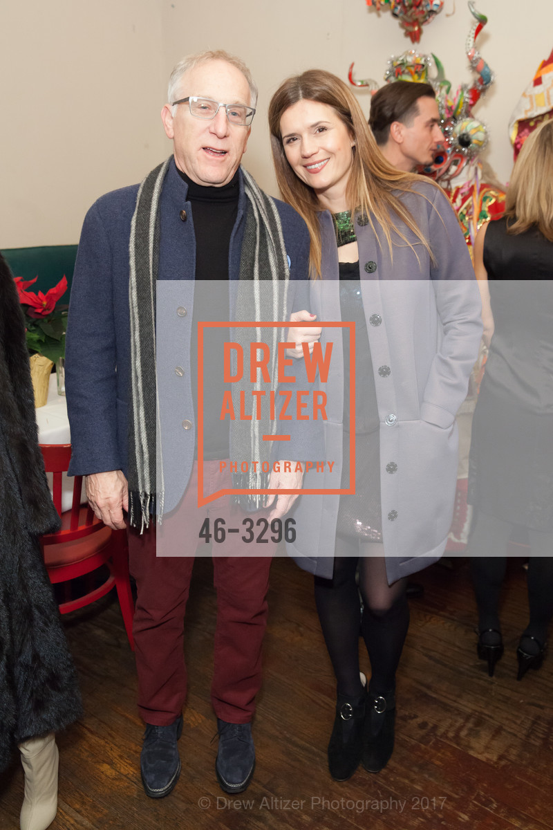 David Millstein, Anya Millstein, Mayor Willie L. Brown Jr. & Victor Makras Holiday Party 2017, Pena Pachamama. 1630 Powell St. S F, December 22nd, 2017, Photo #46-3296 David Millstein, Anya Millstein, Photo #46-3296