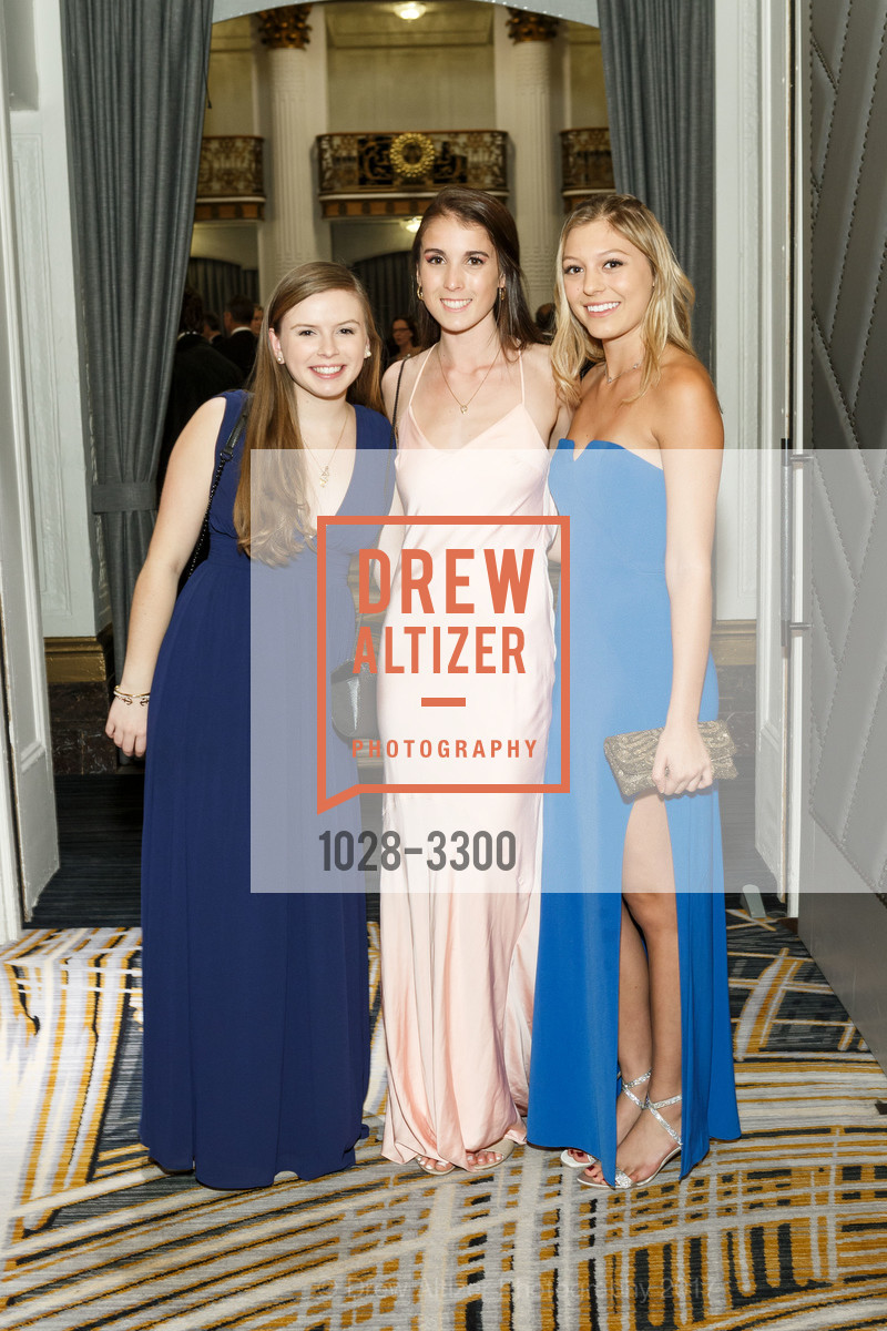 Julia Baum, Fiona Sicord, Kendall Shaver, UCSF Benioff Children's Hospital Oakland Winter Ball 2017, St. Francis Hotel, Grand Ballroom. 335 Powell Street, December 22nd, 2017, Photo #1028-3300 Julia Baum, Fiona Sicord, Kendall Shaver, Photo #1028-3300