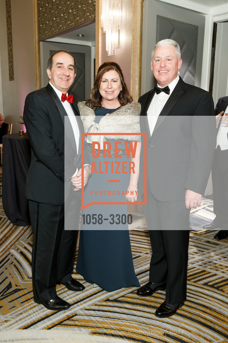 Ck Moradian, Sheila Addiego, Joe Addiego, UCSF Benioff Children's Hospital Oakland Winter Ball 2017, St. Francis Hotel, Grand Ballroom. 335 Powell Street, December 22nd, 2017, Photo #1058-3300 Ck Moradian, Sheila Addiego, Joe Addiego, Photo #1058-3300