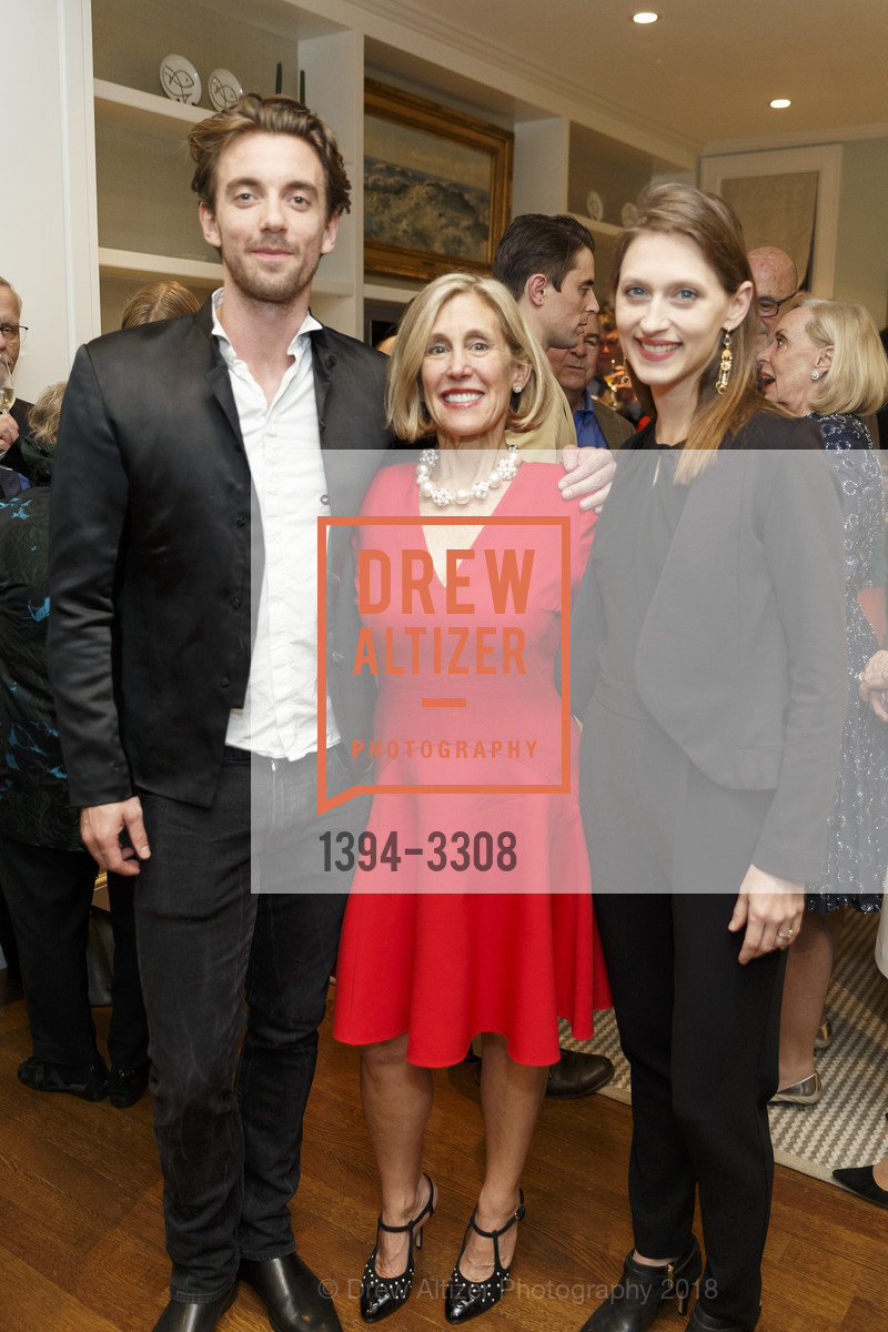 Ulrik Birkkjaer, Kathy Huber, Sarah van Patten, SF Ballet Gala Benefactor Party 2018, Private Res, January 9th, 2018, Photo #1394-3308 Ulrik Birkkjaer, Kathy Huber, Sarah van Patten, Photo #1394-3308