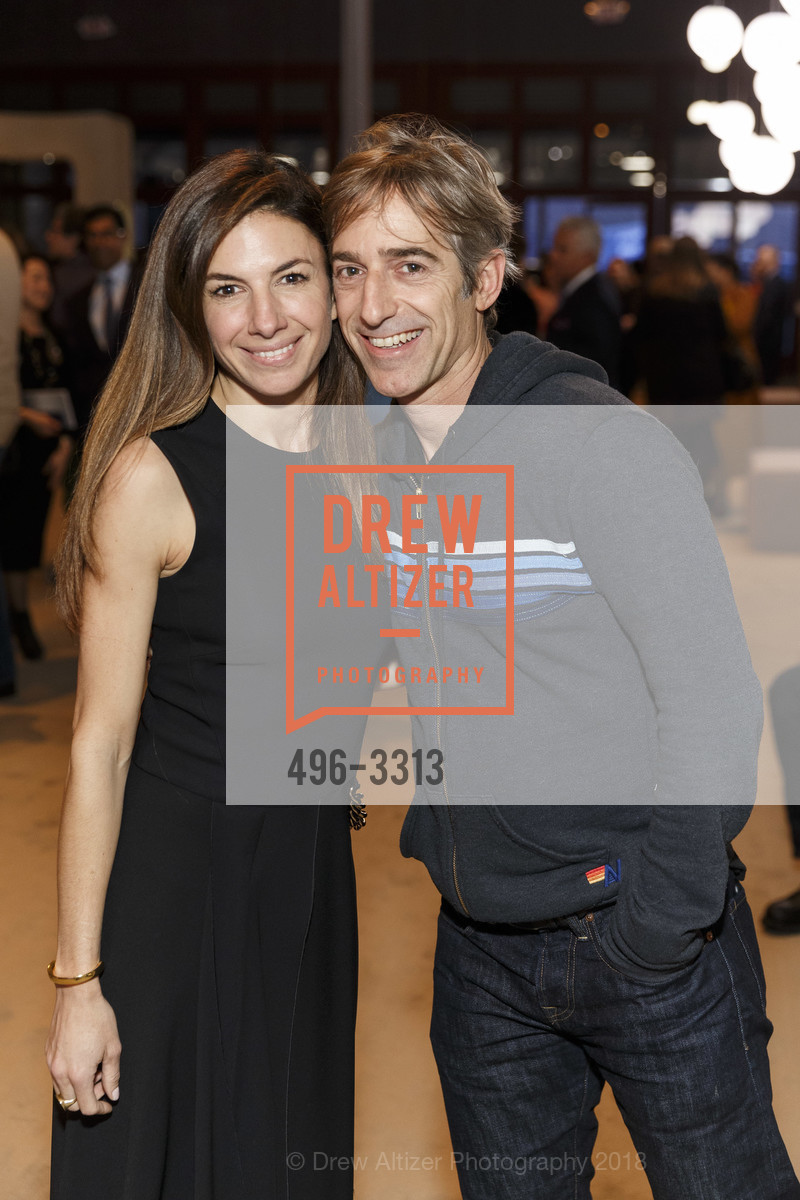 Sabrina Buell, Mark Pincus, FOG Design+Art Preview Gala 2018, Fort Mason Center. 2 Marina Blvd, January 10th, 2018, Photo #496-3313 Sabrina Buell, Mark Pincus, Photo #496-3313