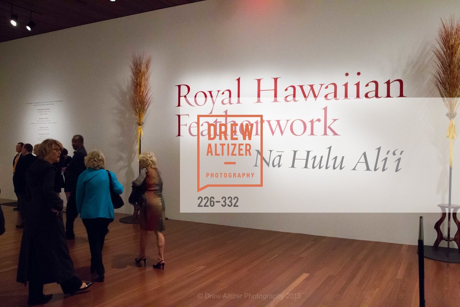 Atmosphere, Royal Hawaiian Featherwork Donor Reception at de Young, de Young Museum, September 30th, 2015,Drew Altizer, Drew Altizer Photography, full-service agency, private events, San Francisco photographer, photographer california