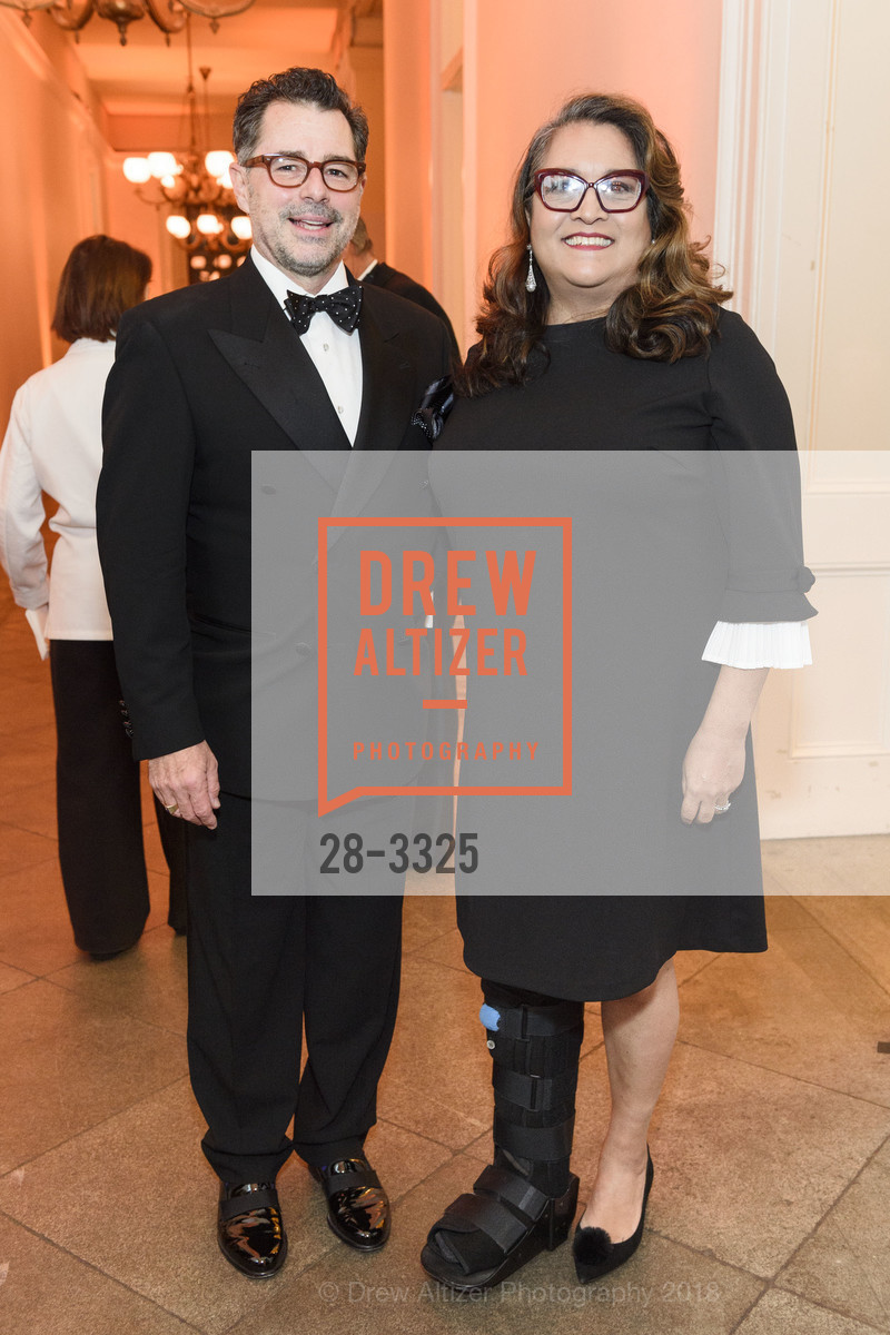 Robert Chattel, Juli Polanco, California Historical Society Gala 2018- Celebrating the Honorable George P. Shultz, The Old Mint. 5th and Mission Streets, San Francisco, January 11th, 2018, Photo #28-3325 Robert Chattel, Juli Polanco, Photo #28-3325