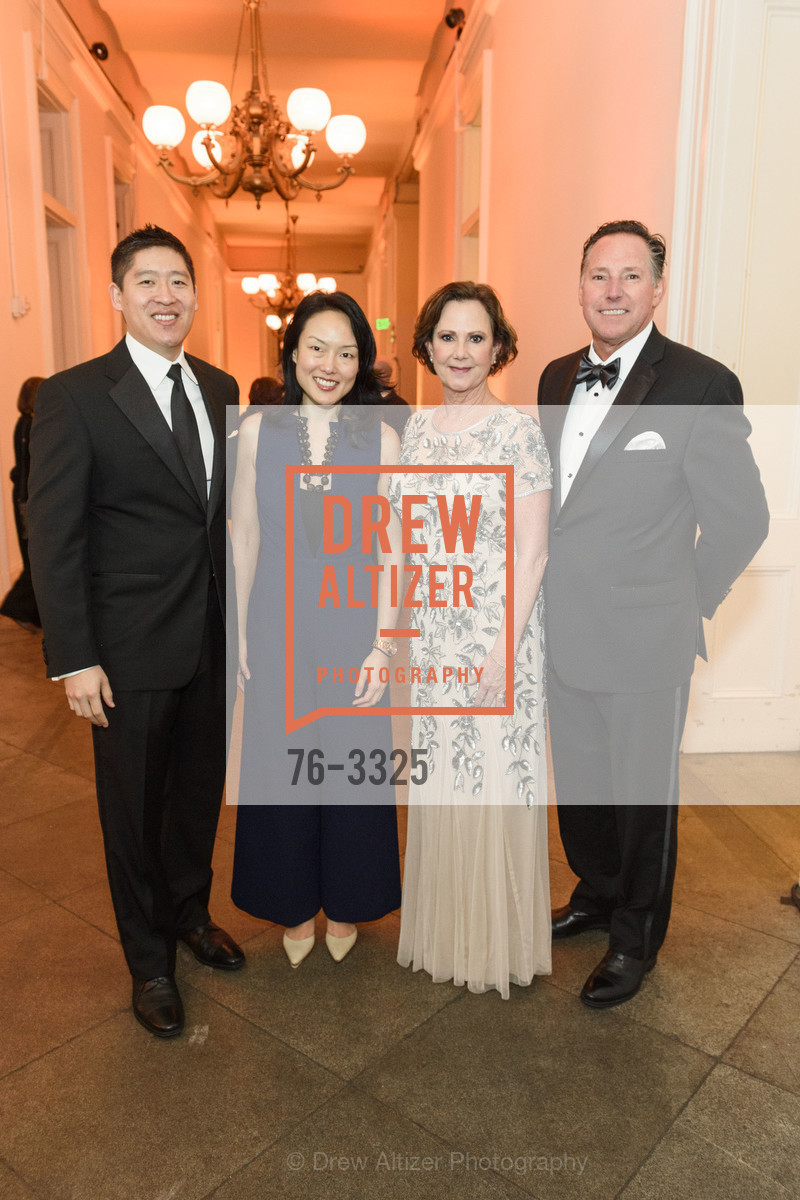 Cary Chen, Jane Kim, Laurie Arsenault, Mark Arsenault, California Historical Society Gala 2018- Celebrating the Honorable George P. Shultz, The Old Mint. 5th and Mission Streets, San Francisco, Photo #76-3325 Cary Chen, Jane Kim, Laurie Arsenault, Mark Arsenault, Photo #76-3325
