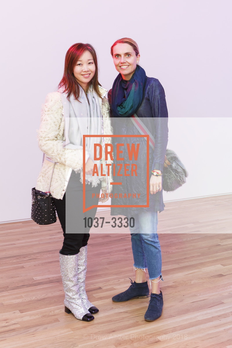 Sandy Cheung, Emily Sawtell, Pace Gallery Palo Alto - Kohei Nawa, Pace Palo Alto. 229 Hamilton Avenue Palo Alto CA 94301, January 17th, 2018, Photo #1037-3330 Sandy Cheung, Emily Sawtell, Photo #1037-3330