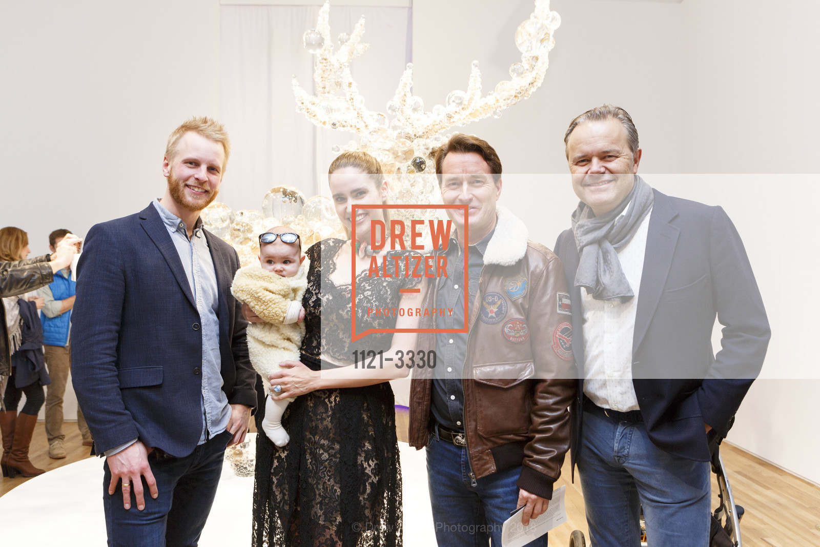 Cato Saelid, Jens Holli, Stig Kasin, Marie-Claire Gorham, Pace Gallery Palo Alto - Kohei Nawa, Pace Palo Alto. 229 Hamilton Avenue Palo Alto CA 94301, January 17th, 2018, Photo #1121-3330 Cato Saelid, Jens Holli, Stig Kasin, Marie-Claire Gorham, Photo #1121-3330
