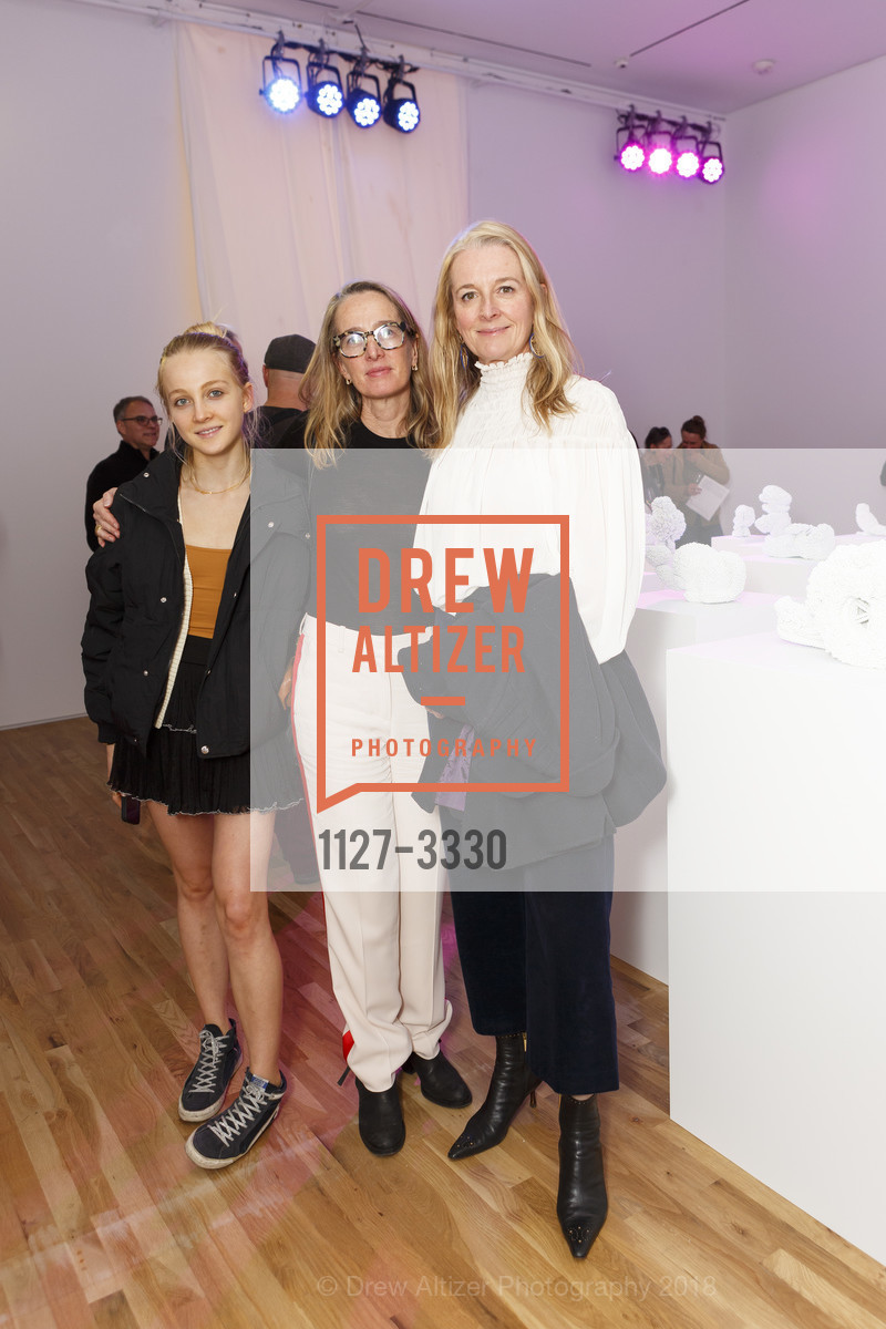 Gorgina McMillan, Tessa McMillan, Tricia Sellman, Pace Gallery Palo Alto - Kohei Nawa, Pace Palo Alto. 229 Hamilton Avenue Palo Alto CA 94301, January 17th, 2018, Photo #1127-3330 Gorgina McMillan, Tessa McMillan, Tricia Sellman, Photo #1127-3330