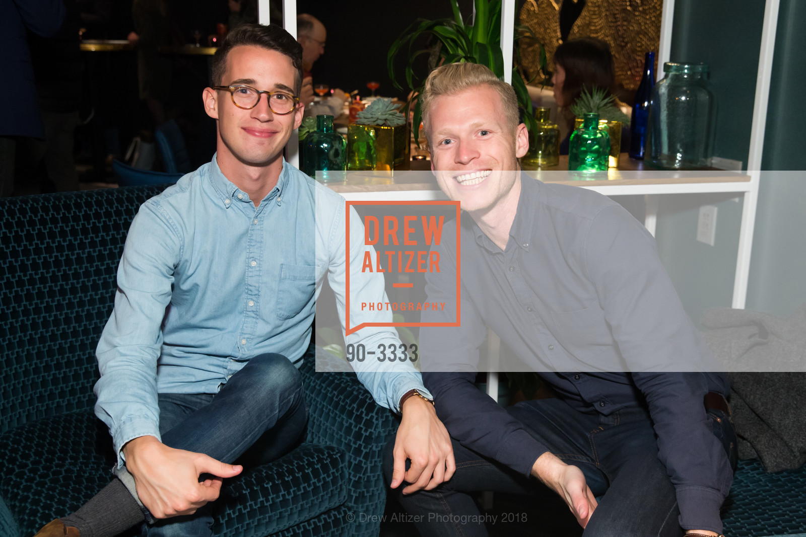 Harper Bokum-Fauth, Justin Blomgren, Botellon Opening Party, 2200 Market St, January 16th, 2018, Photo #90-3333 Harper Bokum-Fauth, Justin Blomgren, Photo #90-3333