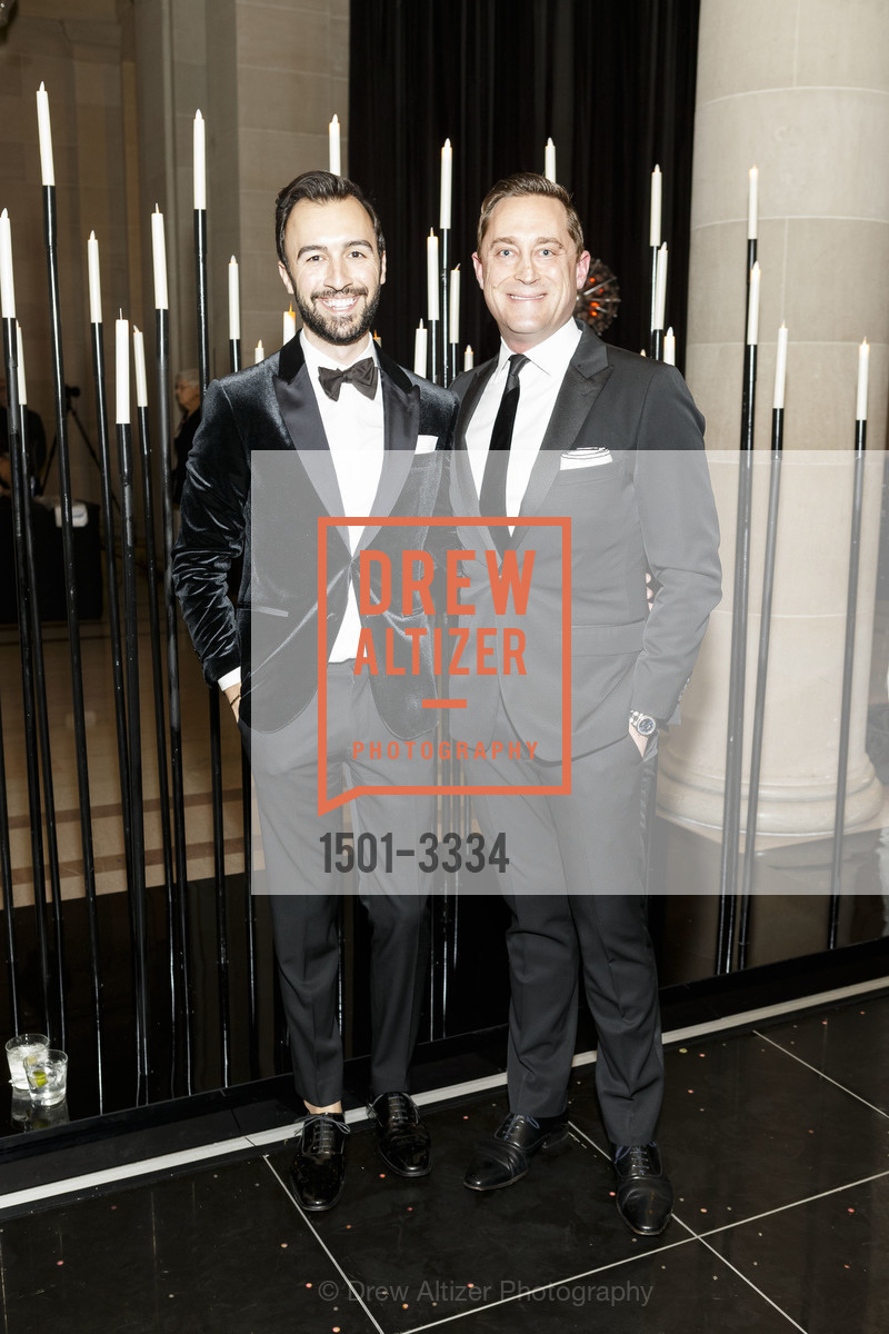 Jeremy Pelkey, Sean Livingston, SF Ballet Opening Night Gala: Celestial 2018, City Hall and War Memorial Opera House. City Hall 1 Dr. Carlton B Goodlett Place, Photo #1501-3334 Jeremy Pelkey, Sean Livingston, Photo #1501-3334