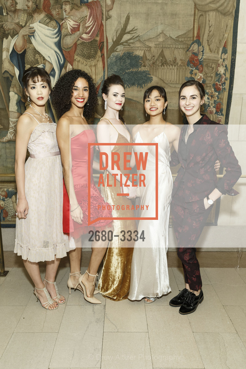 Ami Yuki, Kimberly Olivier, Elizabeth Powell, Norika Matsuyama, Samantha Briss Jones, SF Ballet Opening Night Gala: Celestial 2018, City Hall and War Memorial Opera House. City Hall 1 Dr. Carlton B Goodlett Place, Photo #2680-3334 Ami Yuki, Kimberly Olivier, Elizabeth Powell, Norika Matsuyama, Samantha Briss Jones, Photo #2680-3334