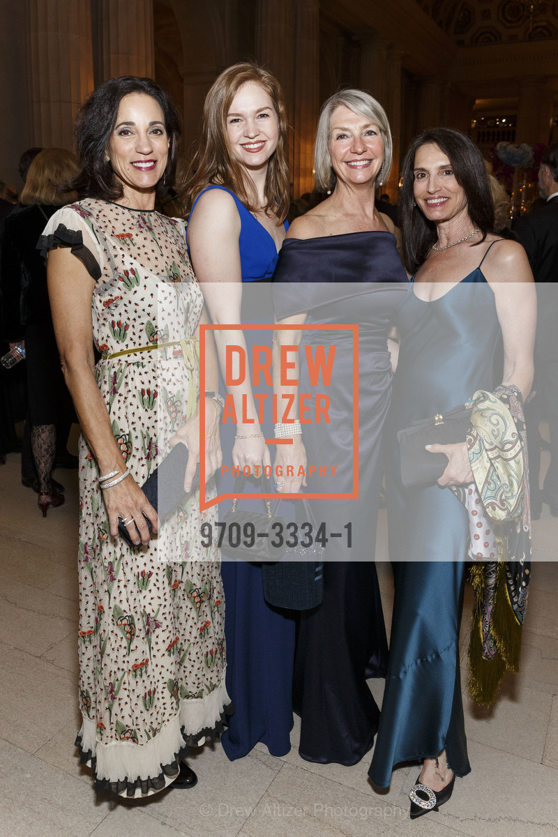 Kimberly Nunes, Richael Best, Kathy Best, Kimberly Bridges, SF Ballet Opening Night Gala: Celestial 2018, City Hall and War Memorial Opera House. City Hall 1 Dr. Carlton B Goodlett Place, Photo #9709-3334-1 Kimberly Nunes, Richael Best, Kathy Best, Kimberly Bridges, Photo #9709-3334-1
