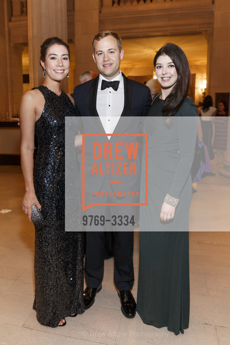 Alexandra Wilbur, Christopher Woods, Rebecca Woods, SF Ballet Opening Night Gala: Celestial 2018, City Hall and War Memorial Opera House. City Hall 1 Dr. Carlton B Goodlett Place, Photo #9769-3334 Alexandra Wilbur, Christopher Woods, Rebecca Woods, Photo #9769-3334