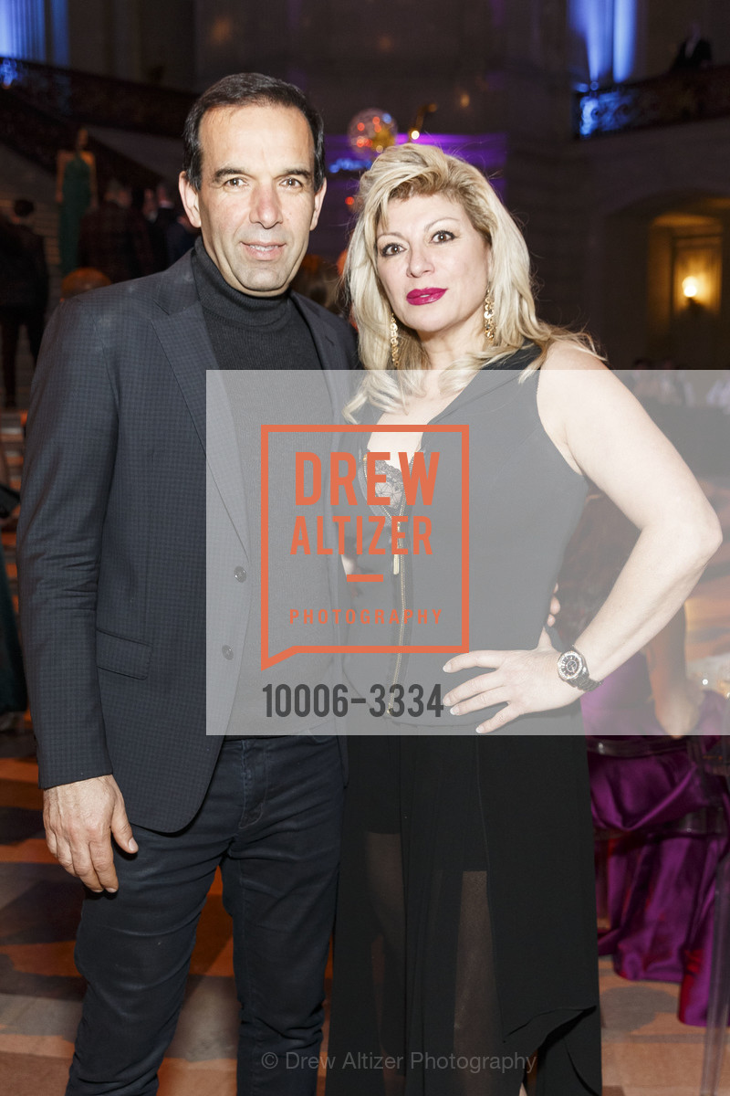 Kamiar Fariba, Marjan Fariba, SF Ballet Opening Night Gala: Celestial 2018, City Hall and War Memorial Opera House. City Hall 1 Dr. Carlton B Goodlett Place, Photo #10006-3334 Kamiar Fariba, Marjan Fariba, Photo #10006-3334