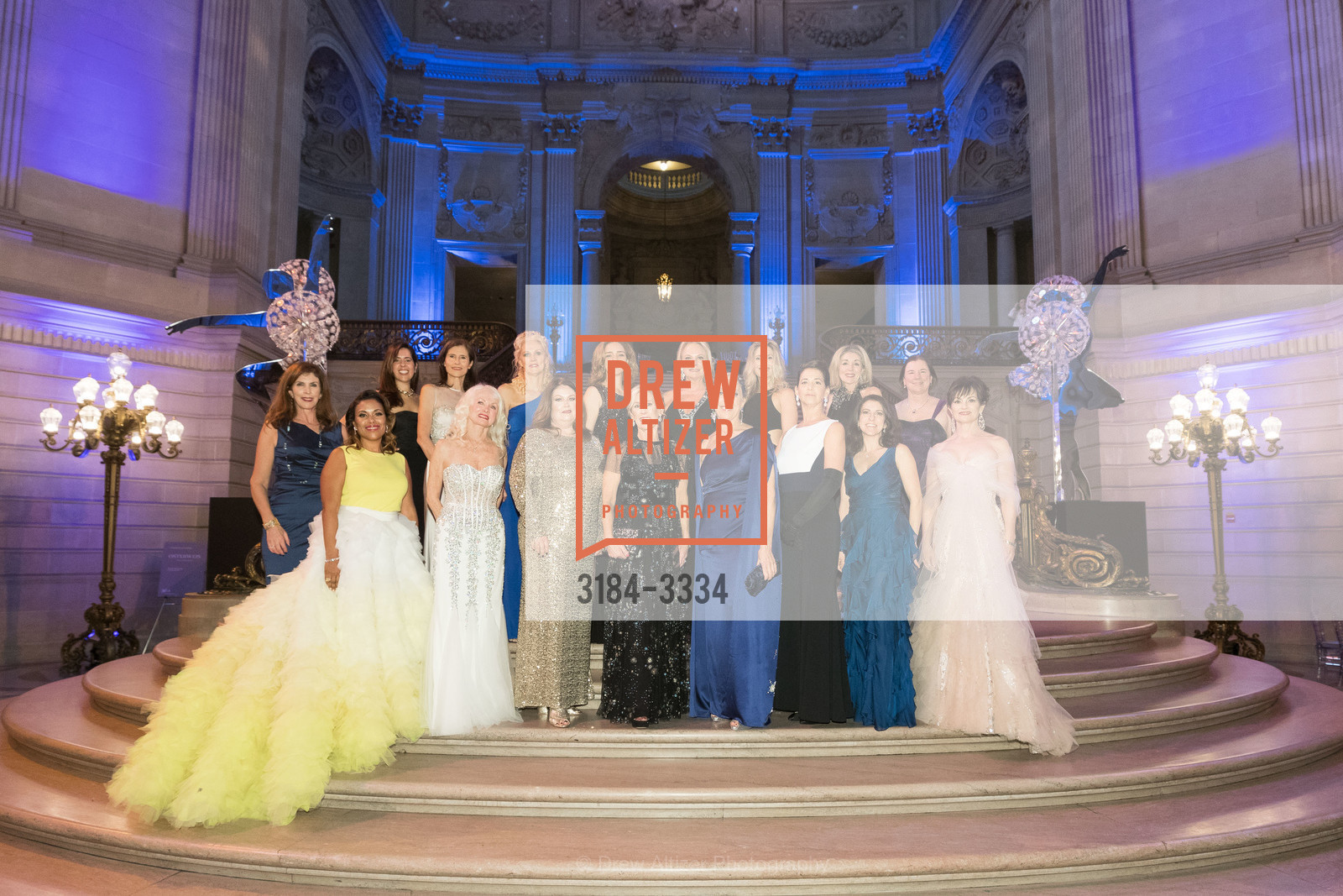 Jane Gazzola, Laura Miller, Rada Brooks, Andi Valo Espina, Lori Harmon, Catherine Bergstrom, Monica Moscoso, Kathy Huber, Claire Kostic, Betsy Linder, Ali Siever, Pam Zaragoza, Christine Desanze, Carolyn Koenig, V'Anne Singleton, SF Ballet Opening Night Gala: Celestial 2018, City Hall and War Memorial Opera House. City Hall 1 Dr. Carlton B Goodlett Place, Photo #3184-3334 Jane Gazzola, Laura Miller, Rada Brooks, Andi Valo Espina, Lori Harmon, Catherine Bergstrom, Monica Moscoso, Kathy Huber, Claire Kostic, Betsy Linder, Ali Siever, Pam Zaragoza, Christine Desanze, Carolyn Koenig, V'Anne Singleton, Photo #3184-3334