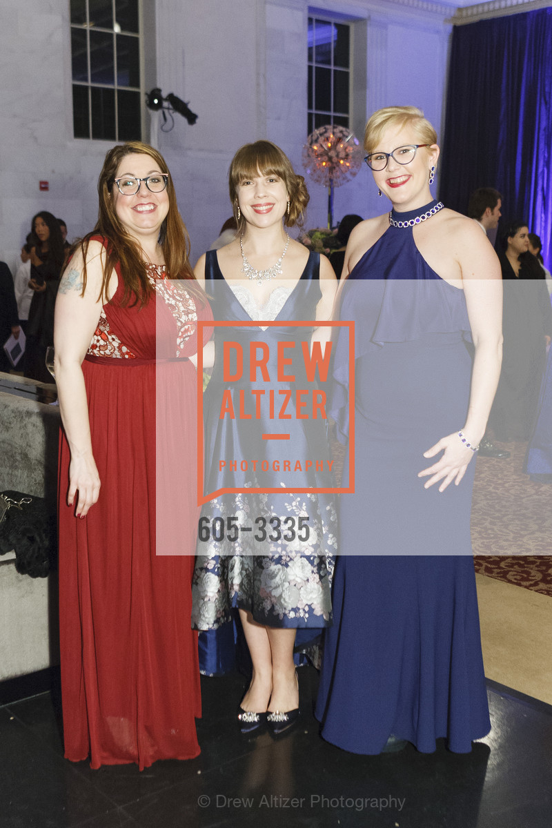 Rebecca Hardberger, Allison Kruse, Rebecca Dyas, ENCORE! 2018 Opening Night Gala: Celestial, City Hall and War Memorial Opera House, Photo #605-3335 Rebecca Hardberger, Allison Kruse, Rebecca Dyas, Photo #605-3335