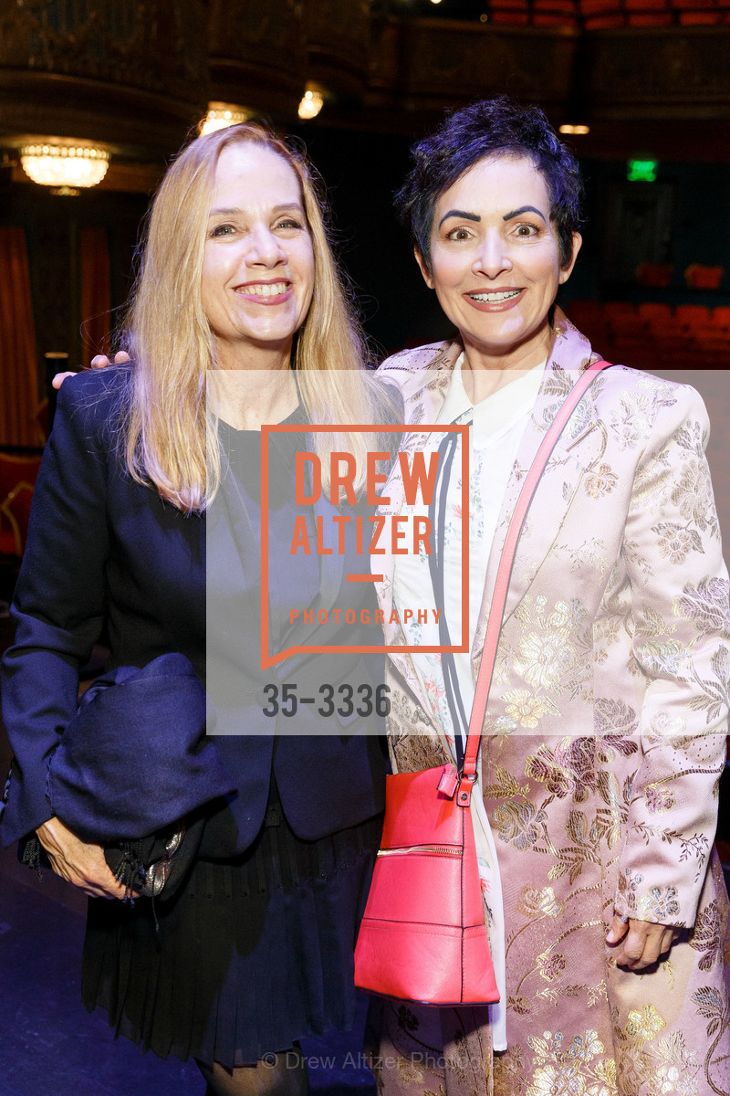 Charlotte Caffey, Jane Wiedlin, Curran Theatre 2018 Season Announcement Party, Curran Theatre. 445 Geary Street, January 17th, 2018, Photo #35-3336 Charlotte Caffey, Jane Wiedlin, Photo #35-3336