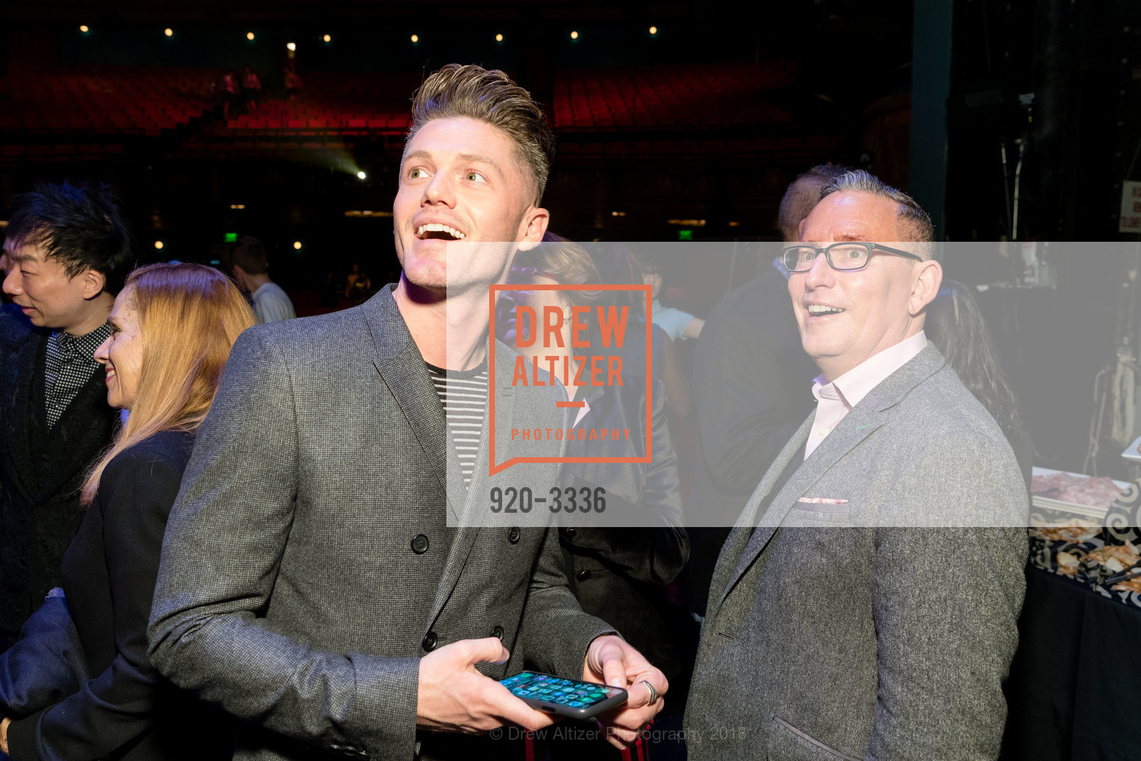 Spencer Liff, Chris Boneau, Curran Theatre 2018 Season Announcement Party, Curran Theatre. 445 Geary Street, January 17th, 2018, Photo #920-3336 Spencer Liff, Chris Boneau, Photo #920-3336