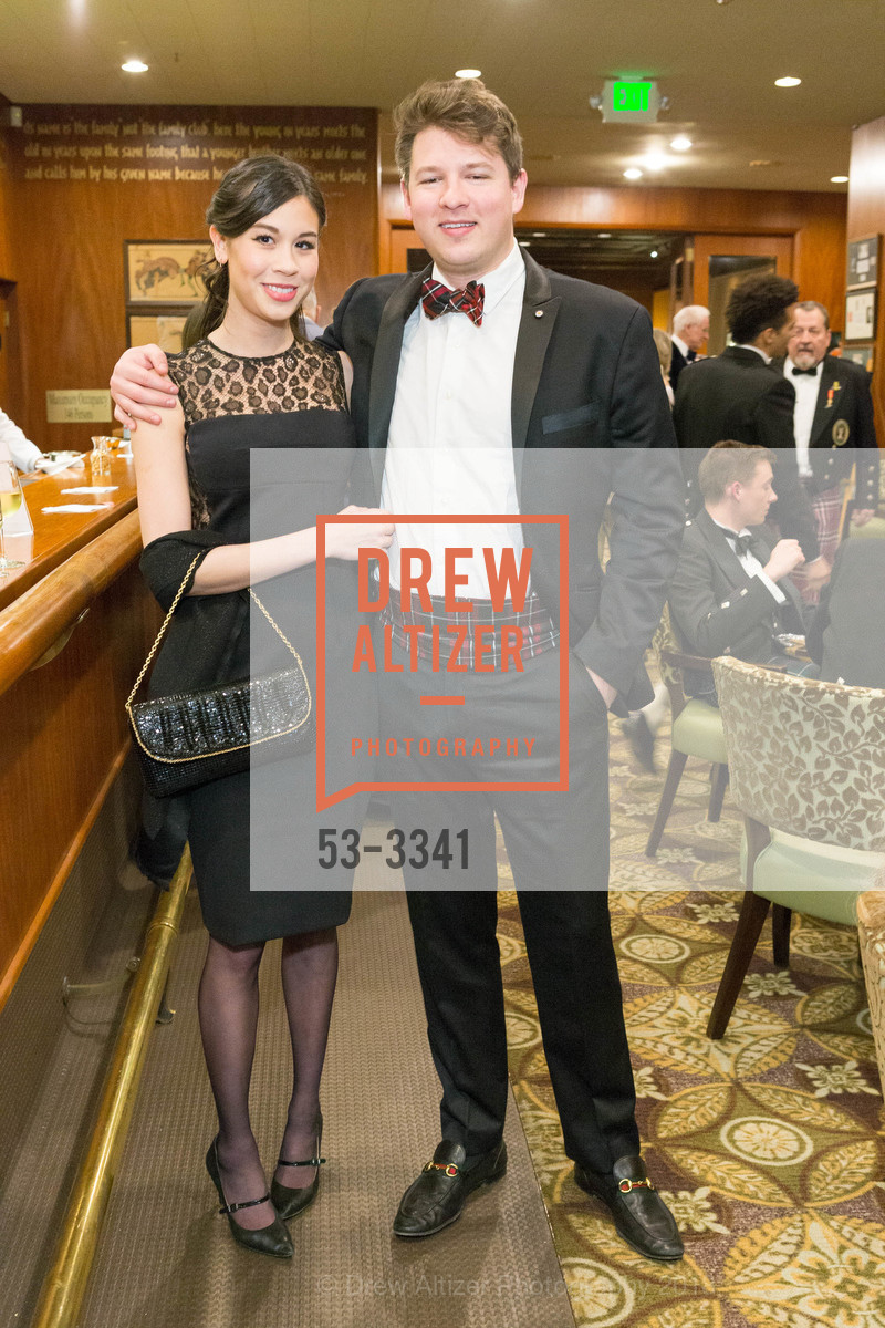 Camille Woodberry, Travis Logan, 155th Annual Burns Supper, The Family. 545 Powell St, January 20th, 2018, Photo #53-3341 Camille Woodberry, Travis Logan, Photo #53-3341
