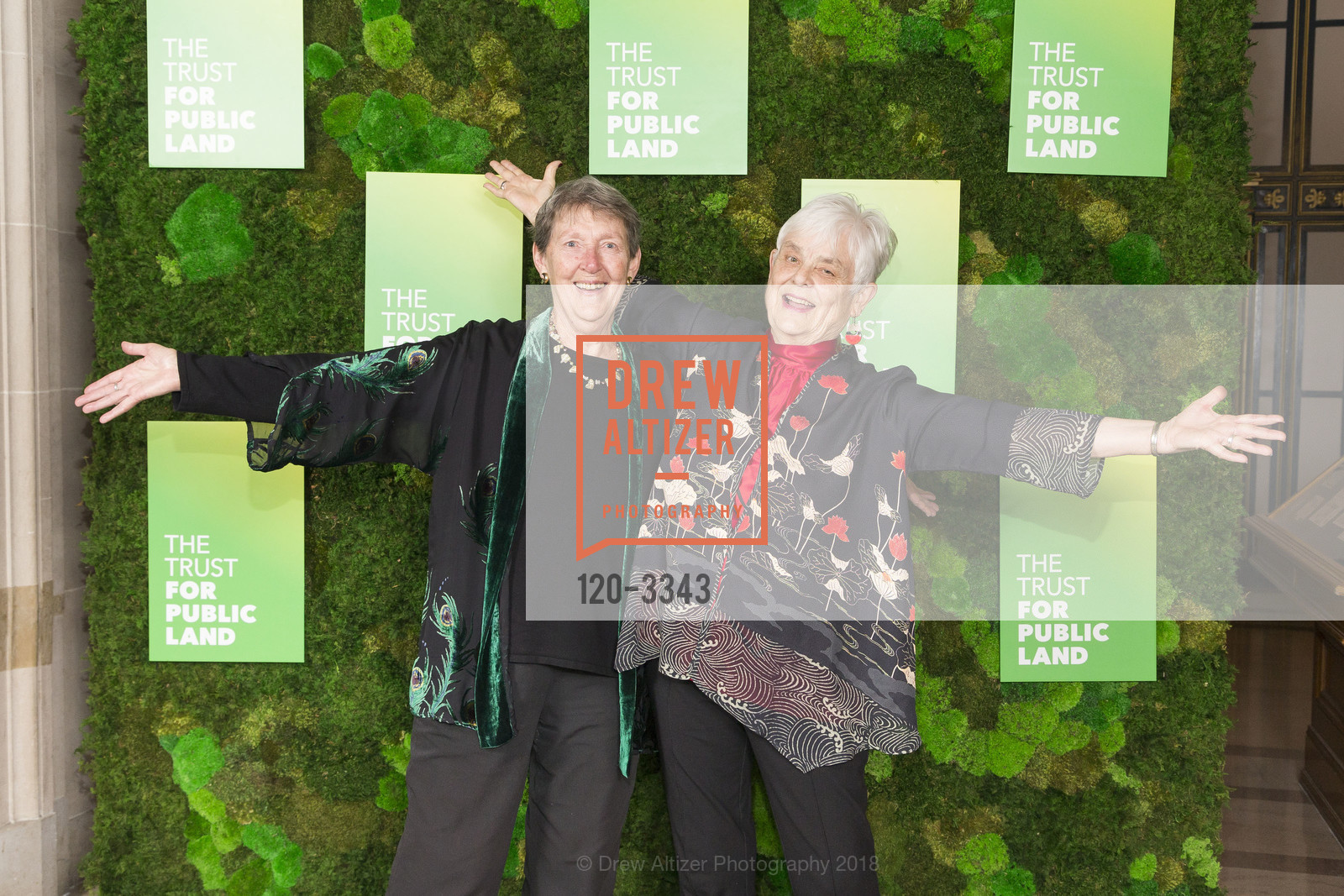 Adela Huber, Helen Kennedy, The Trust for Public Land's San Francisco Gala 2018, San Francisco City Hall. 1 Dr Carlton B Goodlett Place, January 24th, 2018, Photo #120-3343 Adela Huber, Helen Kennedy, Photo #120-3343