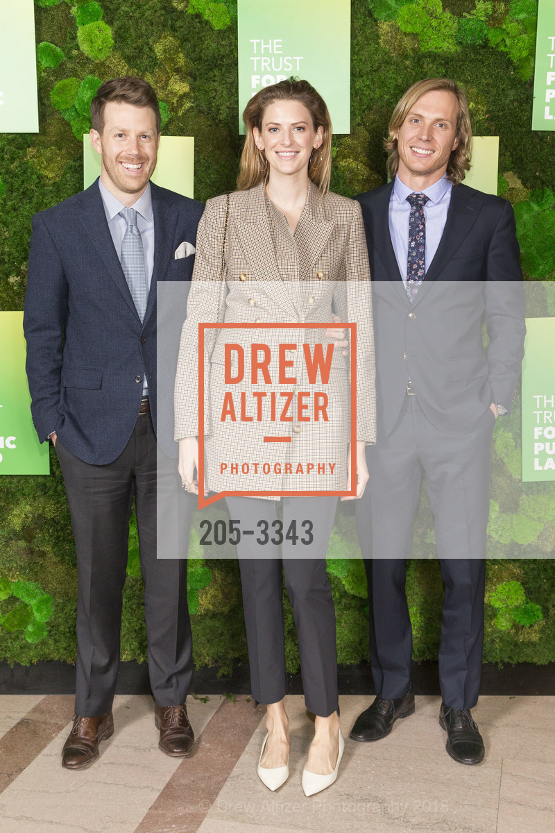 Myles Danielsen, Emily Wheeler, Mac Parish, The Trust for Public Land's San Francisco Gala 2018, San Francisco City Hall. 1 Dr Carlton B Goodlett Place, January 24th, 2018, Photo #205-3343 Myles Danielsen, Emily Wheeler, Mac Parish, Photo #205-3343