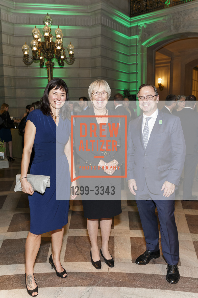 Cyane Anaya, Laurie Dachs, Adrian Benepe, The Trust for Public Land's San Francisco Gala 2018, San Francisco City Hall. 1 Dr Carlton B Goodlett Place, January 24th, 2018, Photo #1299-3343 Cyane Anaya, Laurie Dachs, Adrian Benepe, Photo #1299-3343