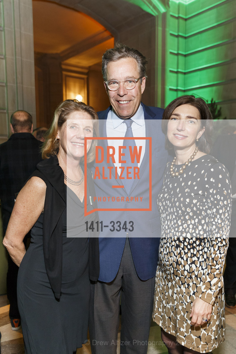 Cindy Kamm, Scott Allen, Sherry Hull, The Trust for Public Land's San Francisco Gala 2018, San Francisco City Hall. 1 Dr Carlton B Goodlett Place, January 24th, 2018, Photo #1411-3343 Cindy Kamm, Scott Allen, Sherry Hull, Photo #1411-3343