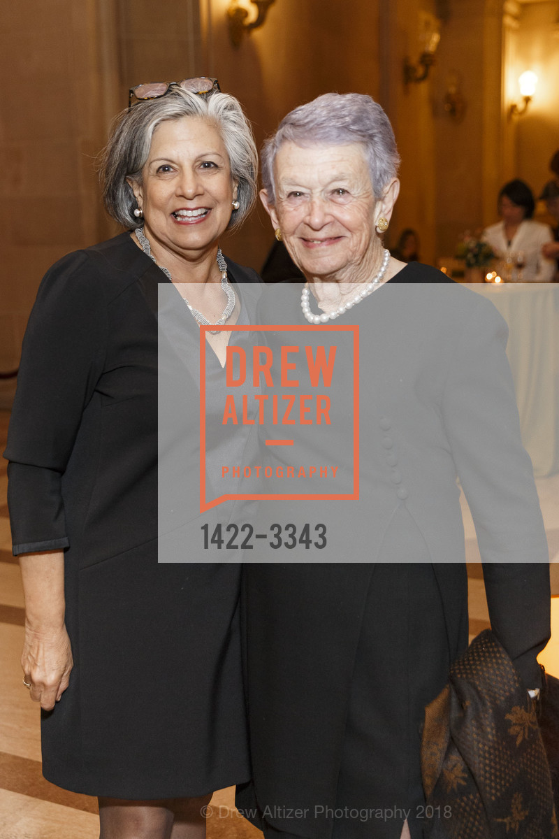 Susan Leal, Adele Corvin, The Trust for Public Land's San Francisco Gala 2018, San Francisco City Hall. 1 Dr Carlton B Goodlett Place, January 24th, 2018, Photo #1422-3343 Susan Leal, Adele Corvin, Photo #1422-3343