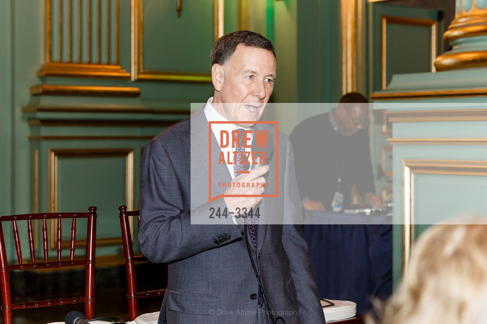 Carl Pascarella, SF Ballet Pre-Curtain Dinner 2018, War Memorial Veterans Building, Green Room. 401 Van Ness Ave, Photo #244-3344 Carl Pascarella, Photo #244-3344