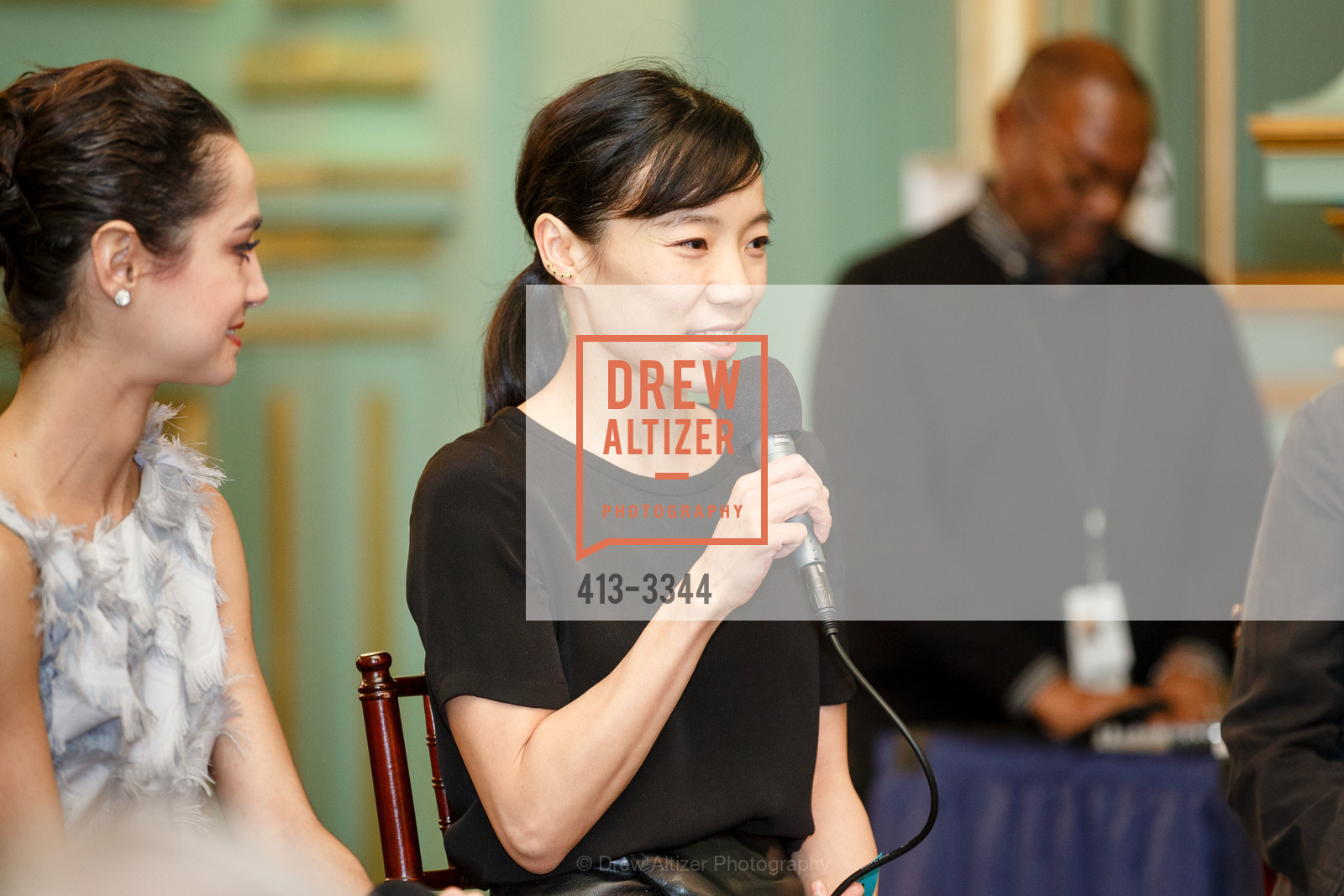 Frances Chung, SF Ballet Pre-Curtain Dinner 2018, War Memorial Veterans Building, Green Room. 401 Van Ness Ave, Photo #413-3344 Frances Chung, Photo #413-3344