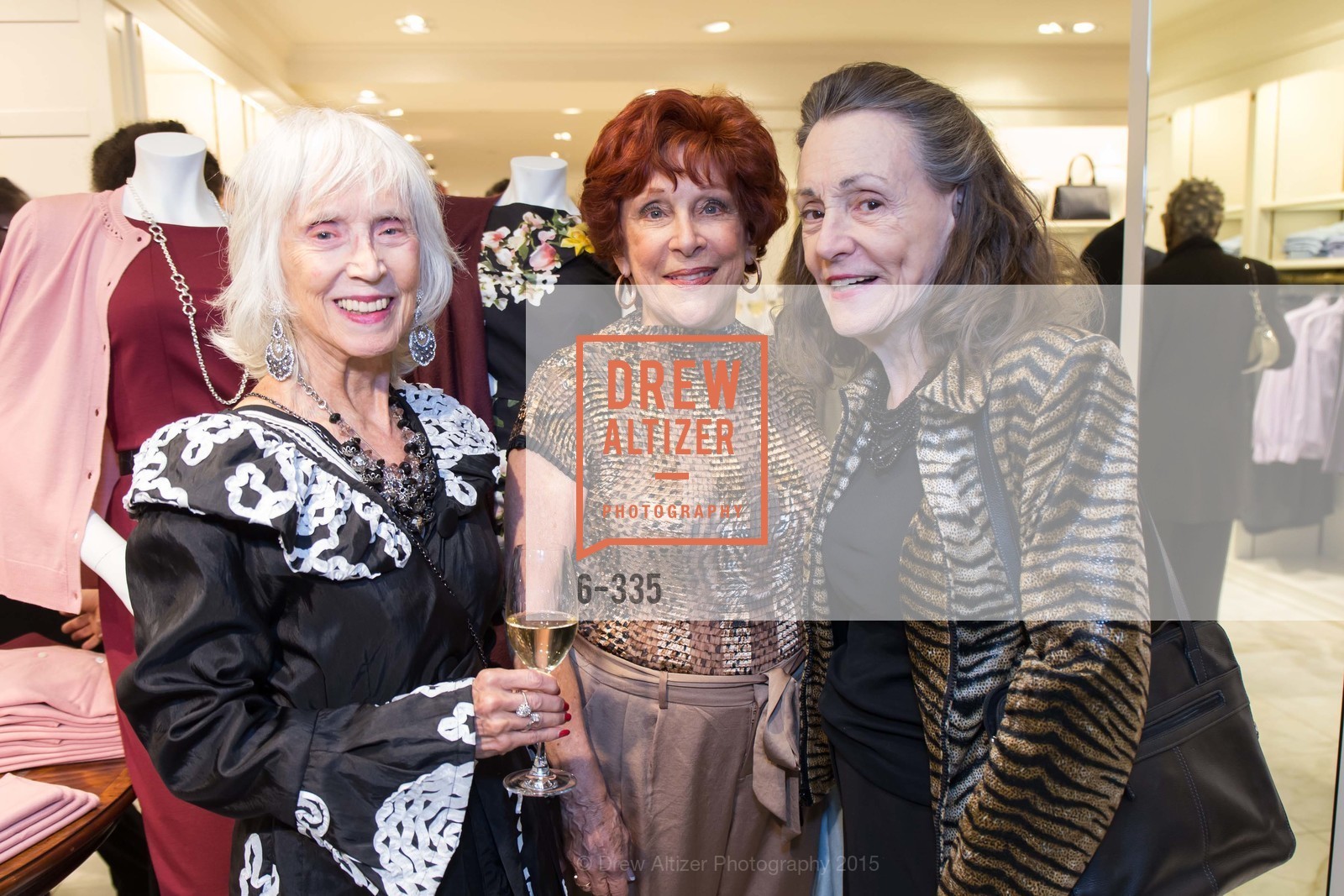 Dixie Lee May, Liz Shaw, Doris Tumey, Gucci & Vogue Dinner, Brooks Brothers. Brooks Brothers, . 240 Post St, October 1st, 2015, Photo #6-335 Dixie Lee May, Liz Shaw, Doris Tumey, Photo #6-335