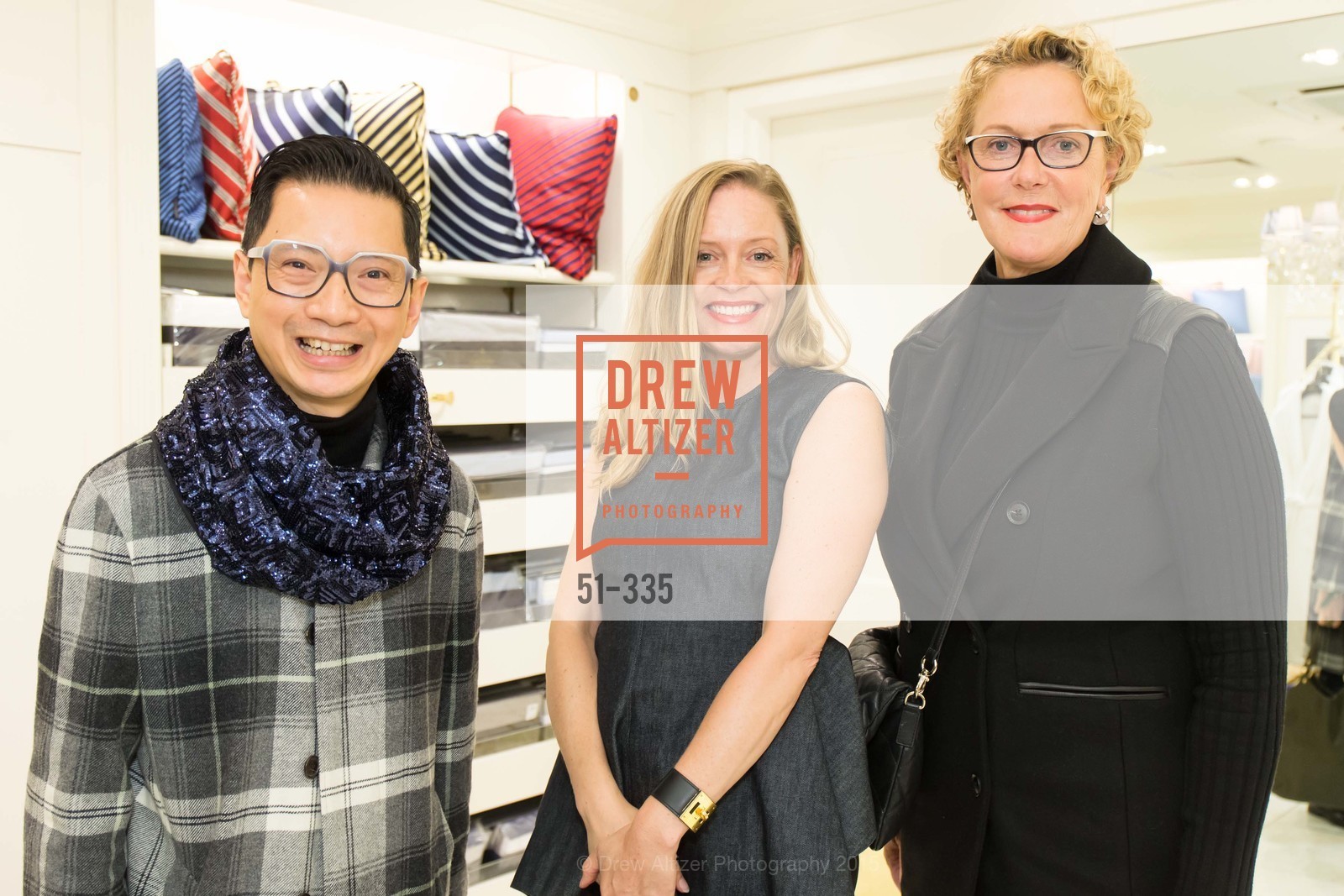 Lorence Manansala, Maria Gistrand, Susan DiStefano, Gucci & Vogue Dinner, Brooks Brothers. Brooks Brothers, . 240 Post St, October 1st, 2015, Photo #51-335 Lorence Manansala, Maria Gistrand, Susan DiStefano, Photo #51-335