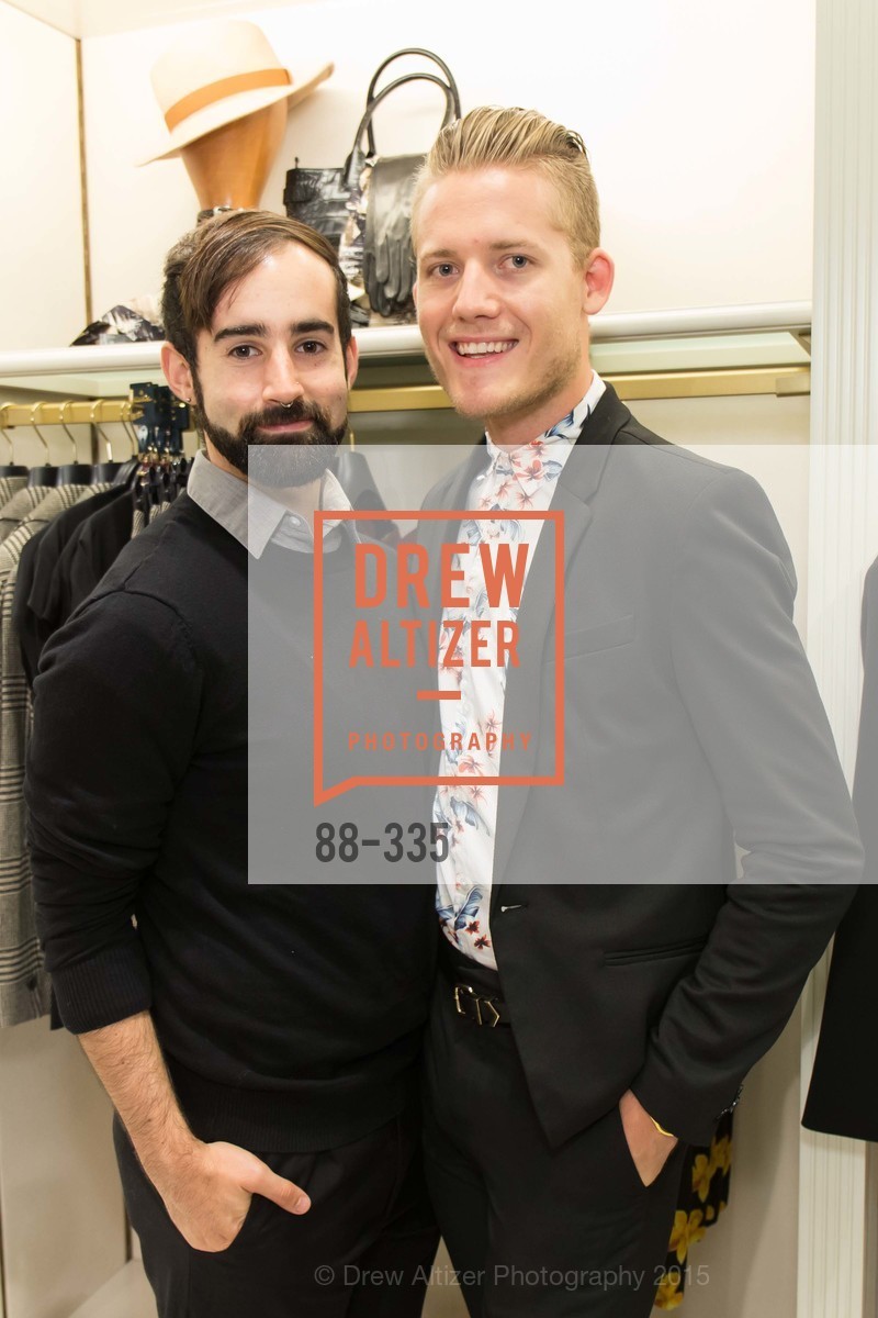 Joseph Jorajuria, Mark Olson, Gucci & Vogue Dinner, Brooks Brothers. Brooks Brothers, . 240 Post St, October 1st, 2015, Photo #88-335 Joseph Jorajuria, Mark Olson, Photo #88-335