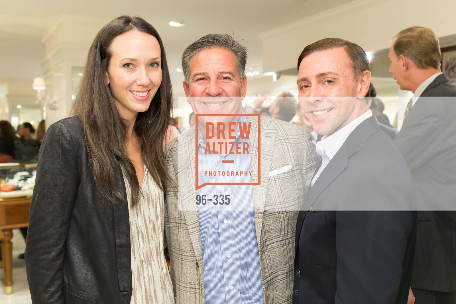 Ali Grosslight, Greg Lynn, Mark Rhoades, Gucci & Vogue Dinner, Brooks Brothers. Brooks Brothers, . 240 Post St, October 1st, 2015, Photo #96-335 Ali Grosslight, Greg Lynn, Mark Rhoades, Photo #96-335