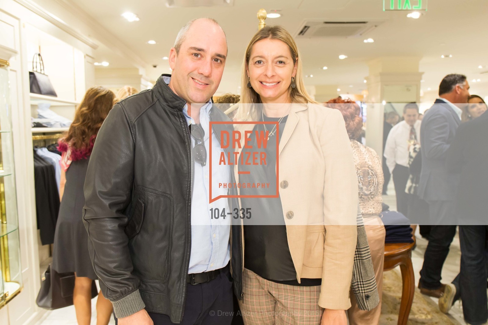 Gil Padia, Laura Wharton, Gucci & Vogue Dinner, Brooks Brothers. Brooks Brothers, . 240 Post St, October 1st, 2015, Photo #104-335 Gil Padia, Laura Wharton, Photo #104-335