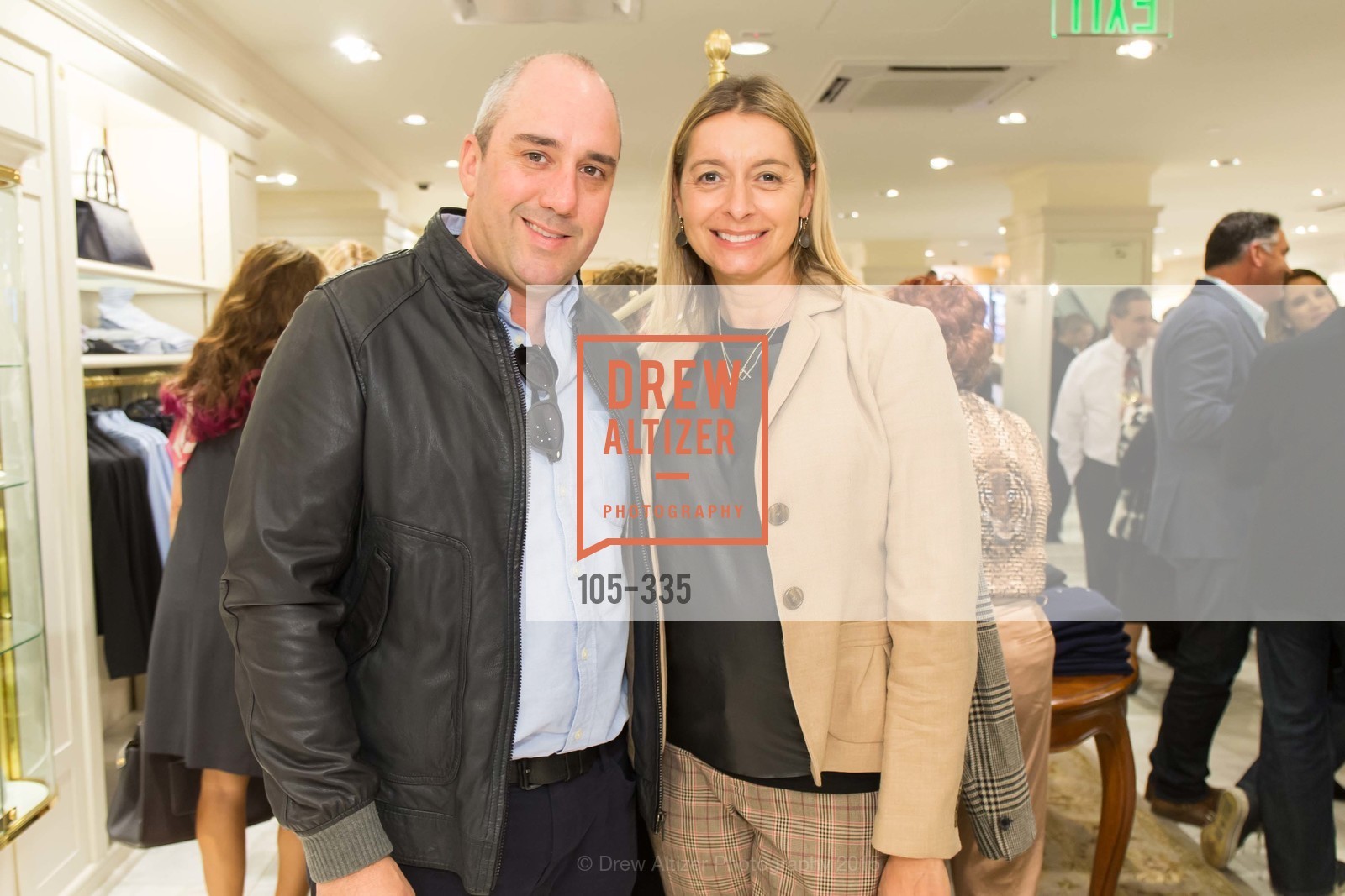 Gil Padia, Laura Wharton, Launch Party for The San Francisco Fall Antiques Show, Brooks Brothers. 240 Post St, October 1st, 2015,Drew Altizer, Drew Altizer Photography, full-service agency, private events, San Francisco photographer, photographer california