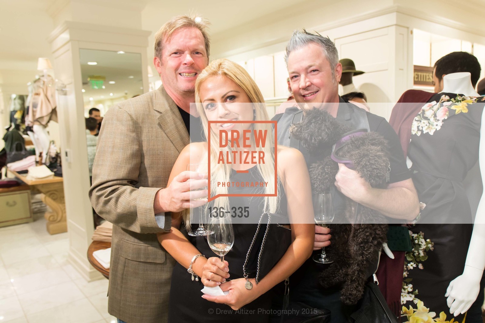 Tom Sovine, Ashley Sovine, James Wooper, Launch Party for The San Francisco Fall Antiques Show, Brooks Brothers. 240 Post St, October 1st, 2015,Drew Altizer, Drew Altizer Photography, full-service event agency, private events, San Francisco photographer, photographer California
