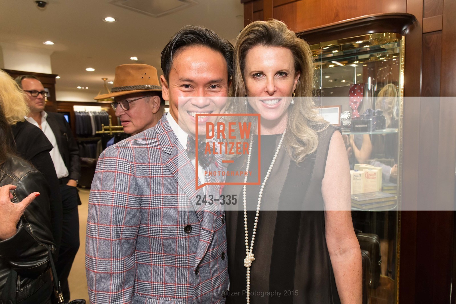 Jonathan Rachman, Faith Wheeler, Gucci & Vogue Dinner, Brooks Brothers. Brooks Brothers, . 240 Post St, October 1st, 2015, Photo #243-335 Jonathan Rachman, Faith Wheeler, Photo #243-335