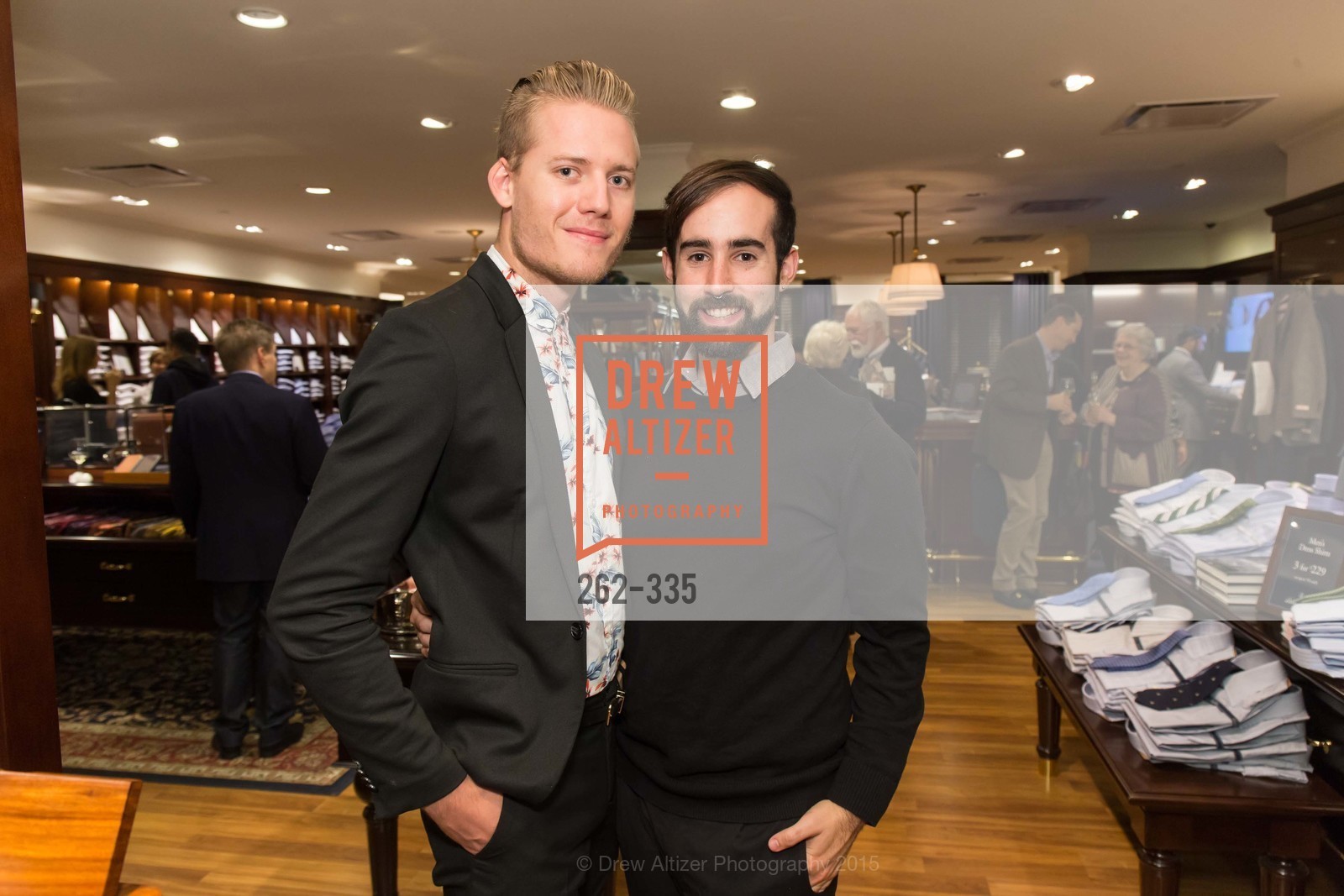 Mark Olson, Joseph Jorajuria, Launch Party for The San Francisco Fall Antiques Show, Brooks Brothers. 240 Post St, October 1st, 2015,Drew Altizer, Drew Altizer Photography, full-service agency, private events, San Francisco photographer, photographer california