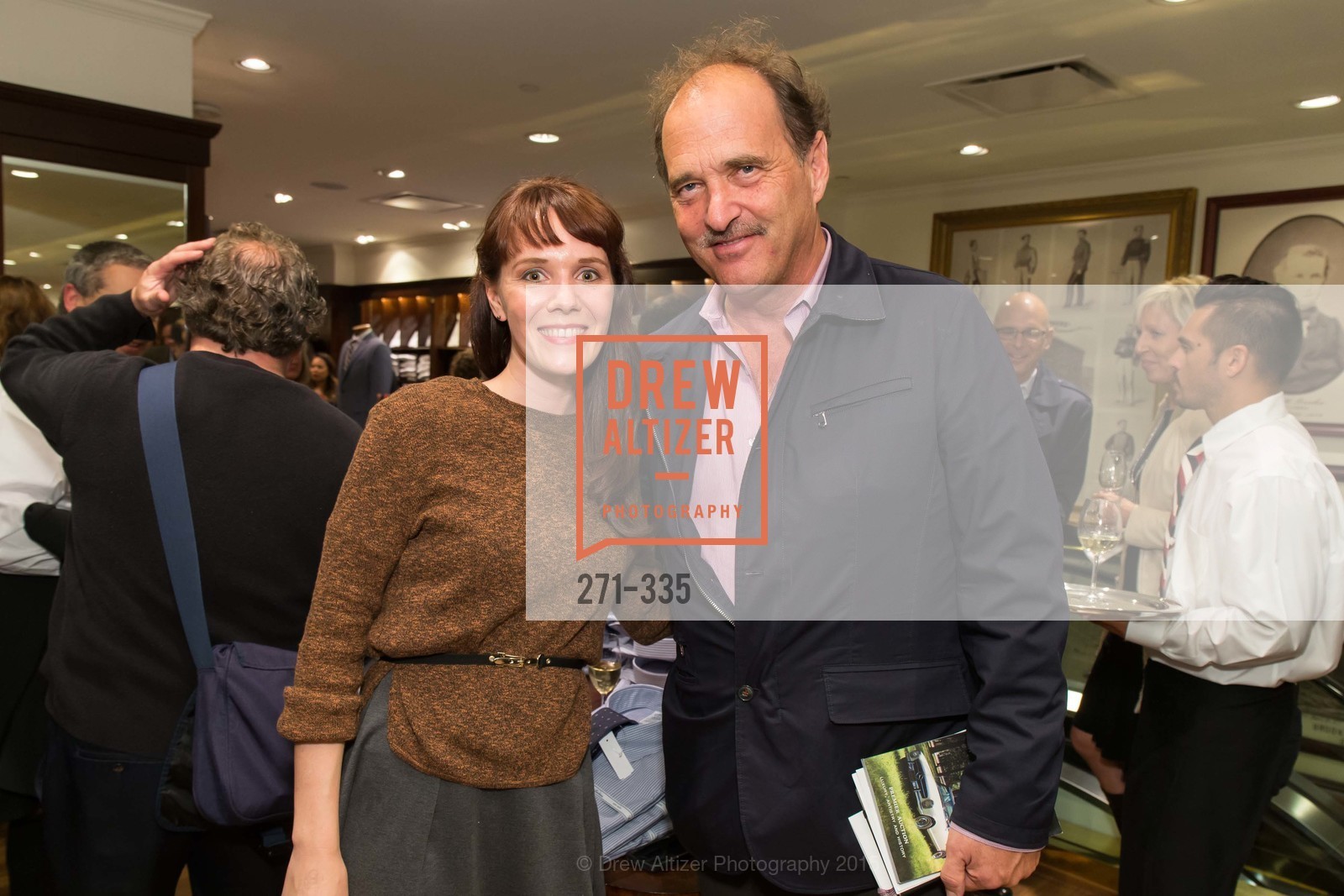 Sarah Monforo, Douglas Sandberg, Gucci & Vogue Dinner, Brooks Brothers. Brooks Brothers, . 240 Post St, October 1st, 2015, Photo #271-335 Sarah Monforo, Douglas Sandberg, Photo #271-335