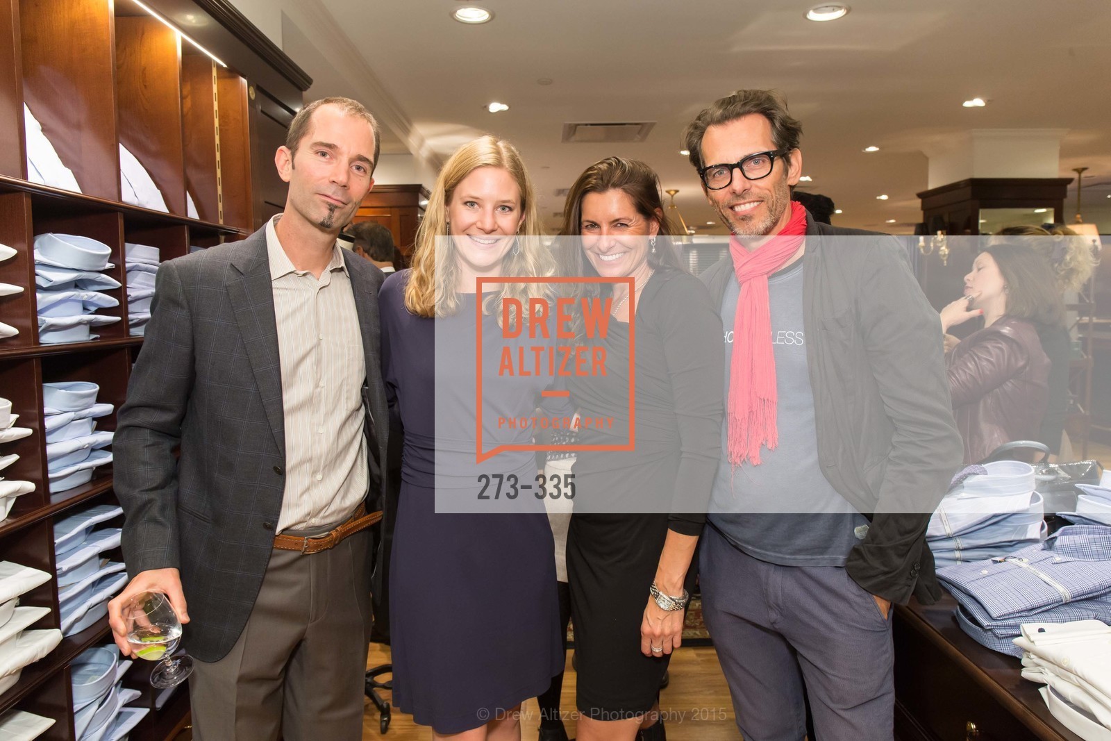 Robert Peterson, Rebecca Cooper, Thomas Adelweiss, Gucci & Vogue Dinner, Brooks Brothers. Brooks Brothers, . 240 Post St, October 1st, 2015, Photo #273-335 Robert Peterson, Rebecca Cooper, Thomas Adelweiss, Photo #273-335