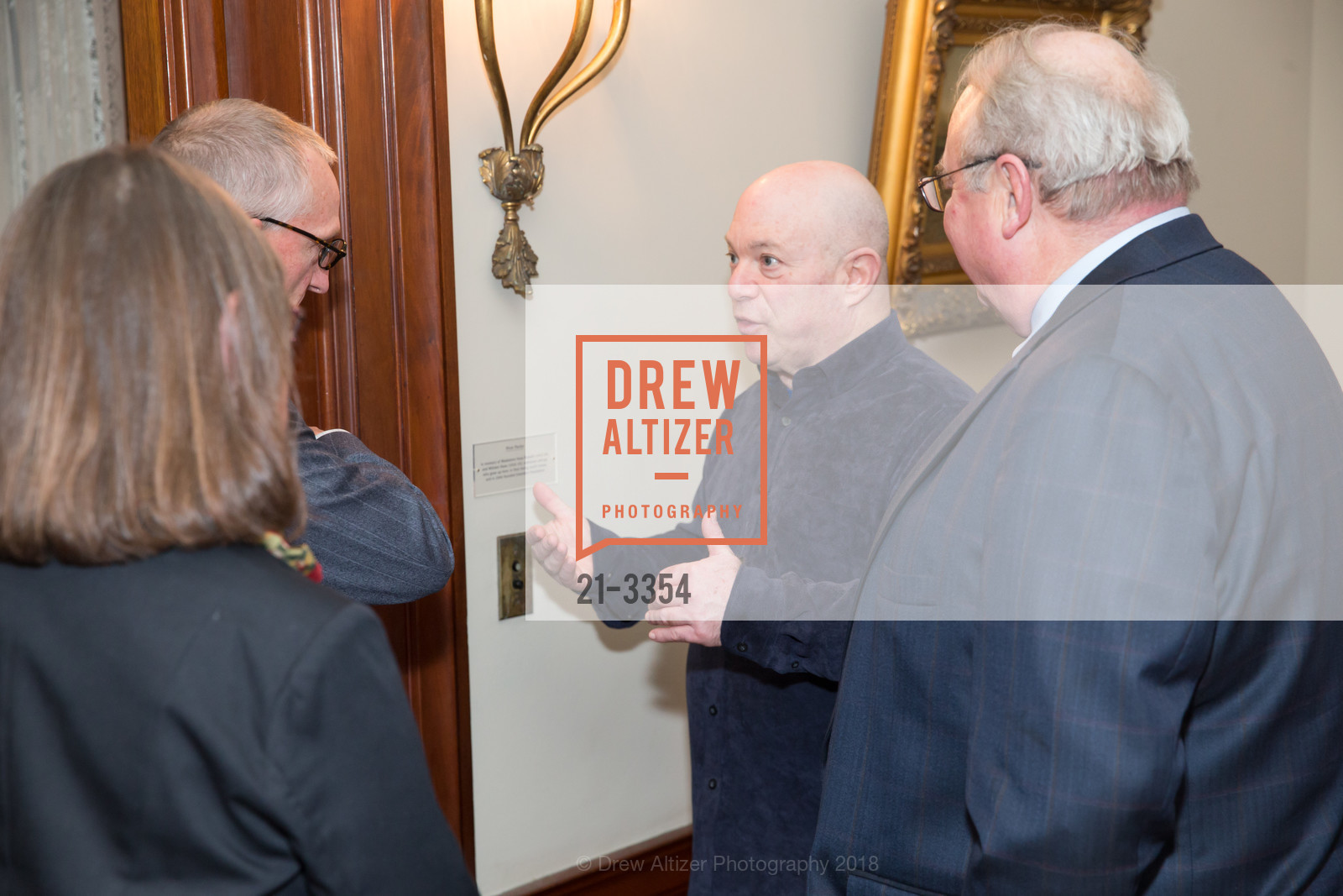 John Rothmann, Haas-Lilienthal House Restoration Celebration, Haas-Lilienthal House. 2007 Franklin Street, January 25th, 2018, Photo #21-3354 John Rothmann, Photo #21-3354