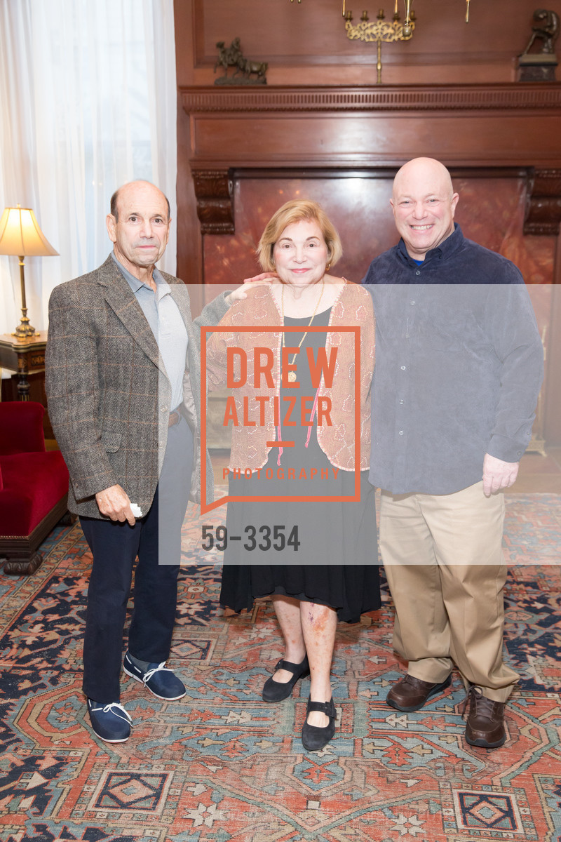 William Edward George Rothmann, Susan Seeley, John Rothmann, Haas-Lilienthal House Restoration Celebration, Haas-Lilienthal House. 2007 Franklin Street, January 25th, 2018, Photo #59-3354 William Edward George Rothmann, Susan Seeley, John Rothmann, Photo #59-3354