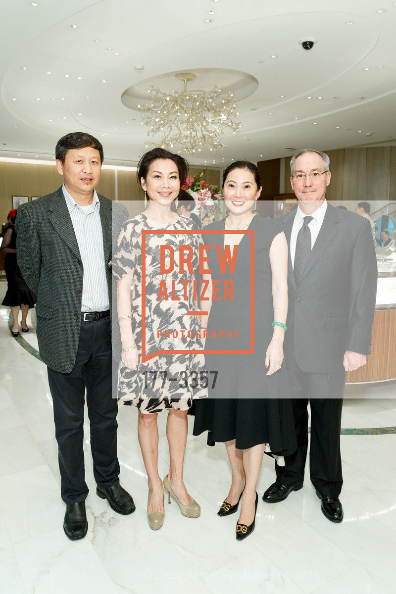 Hueixi Li, Hope Chen, Cindy Li, Tom Toy, SF Symphony Chinese New Year Cocktail Event at Tiffany & Co. 2018, Tiffany & Co. 350 Post Street, SF. 350 Post Street, SF, January 24th, 2018, Photo #177-3357 Hueixi Li, Hope Chen, Cindy Li, Tom Toy, Photo #177-3357