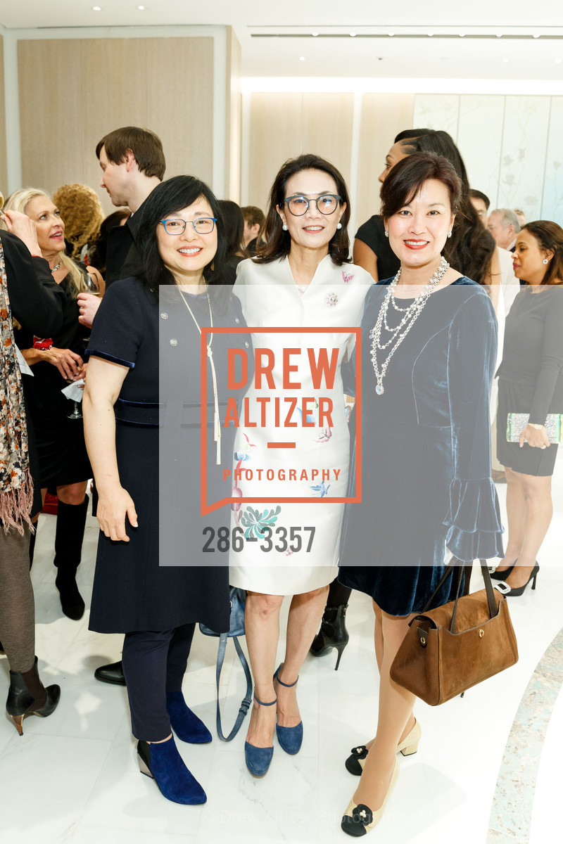 Julia Zhen, Xiaojun Lee, Jean Wong, SF Symphony Chinese New Year Cocktail Event at Tiffany & Co. 2018, Tiffany & Co. 350 Post Street, SF. 350 Post Street, SF, January 24th, 2018, Photo #286-3357 Julia Zhen, Xiaojun Lee, Jean Wong, Photo #286-3357