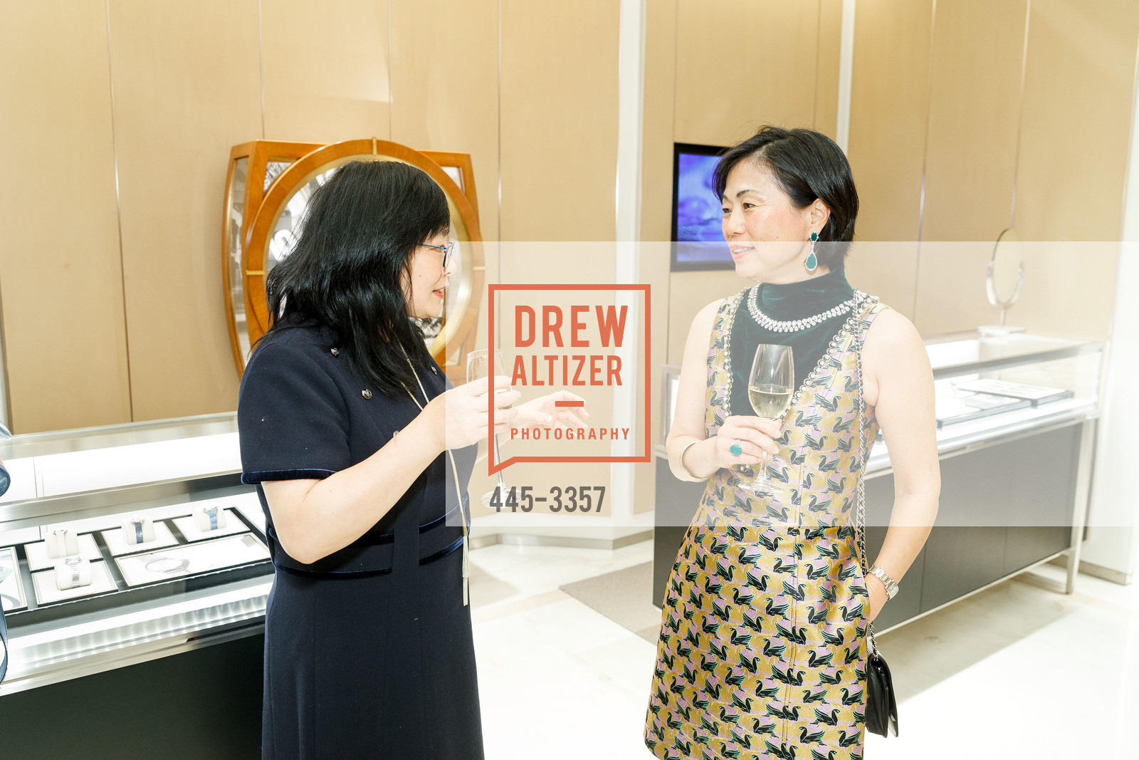 Julia Zhen, Keeting Chu, SF Symphony Chinese New Year Cocktail Event at Tiffany & Co. 2018, Tiffany & Co. 350 Post Street, SF. 350 Post Street, SF, January 24th, 2018, Photo #445-3357 Julia Zhen, Keeting Chu, Photo #445-3357