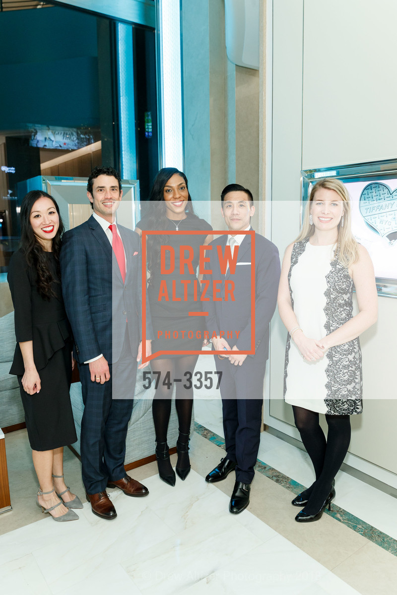 Christine Luke, Federico Sandino, Brianna Stewart, Chris Catabay, Lauren Strickler, SF Symphony Chinese New Year Cocktail Event at Tiffany & Co. 2018, Tiffany & Co. 350 Post Street, SF. 350 Post Street, SF, January 24th, 2018, Photo #574-3357 Christine Luke, Federico Sandino, Brianna Stewart, Chris Catabay, Lauren Strickler, Photo #574-3357