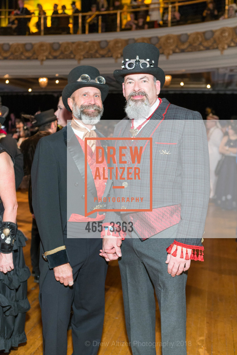 Mark Costello, David Silverman, The Edwardian Ball San Francisco 2018, Regency Ballroom. 1300 Van Ness Avenue, January 27th, 2018, Photo #465-3363 Mark Costello, David Silverman, Photo #465-3363
